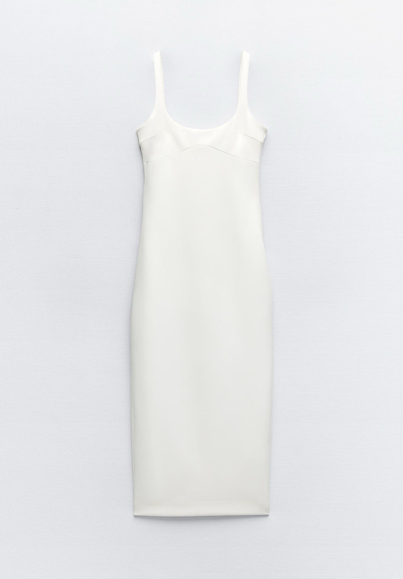 Zara White Fitted Dress