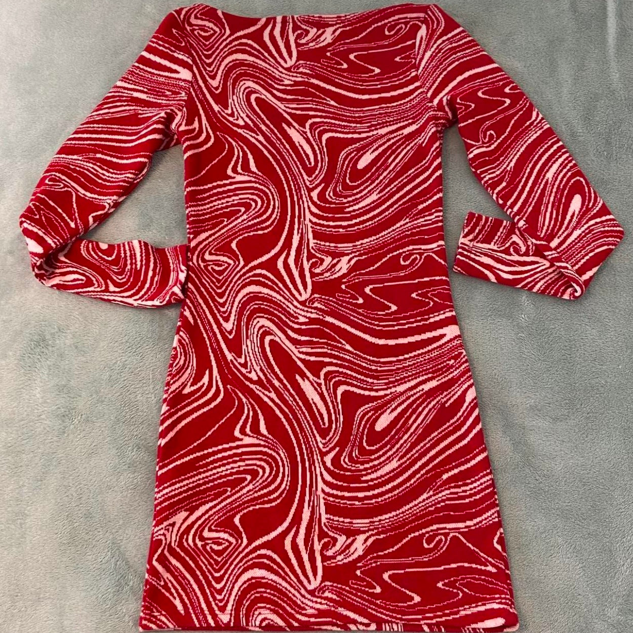 Red midi Zara Dress