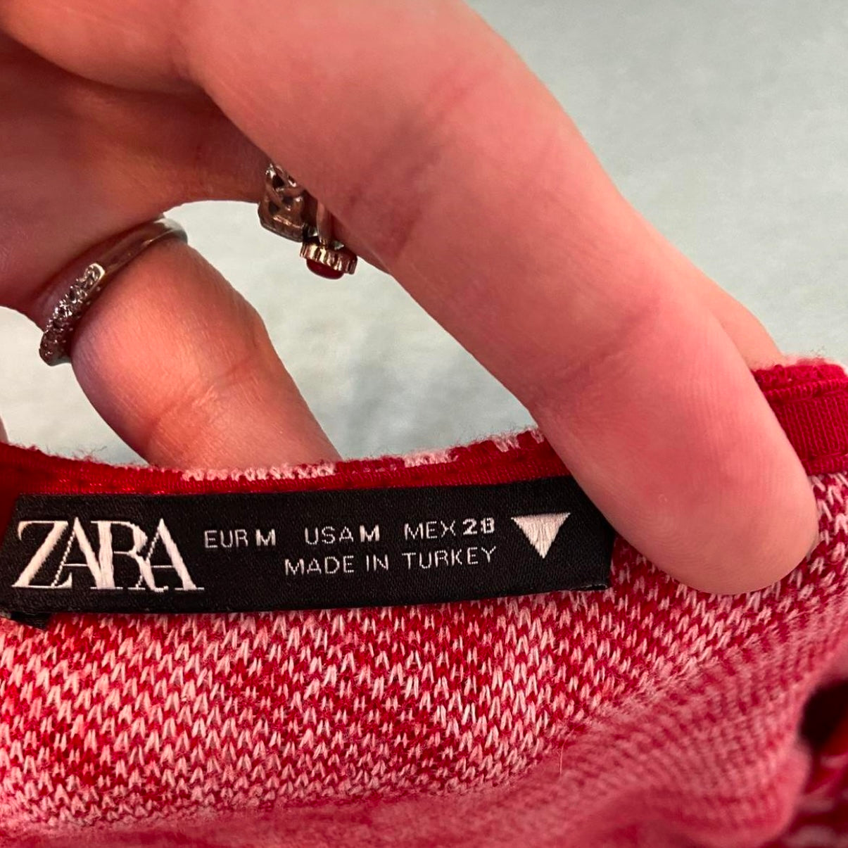 Red midi Zara Dress