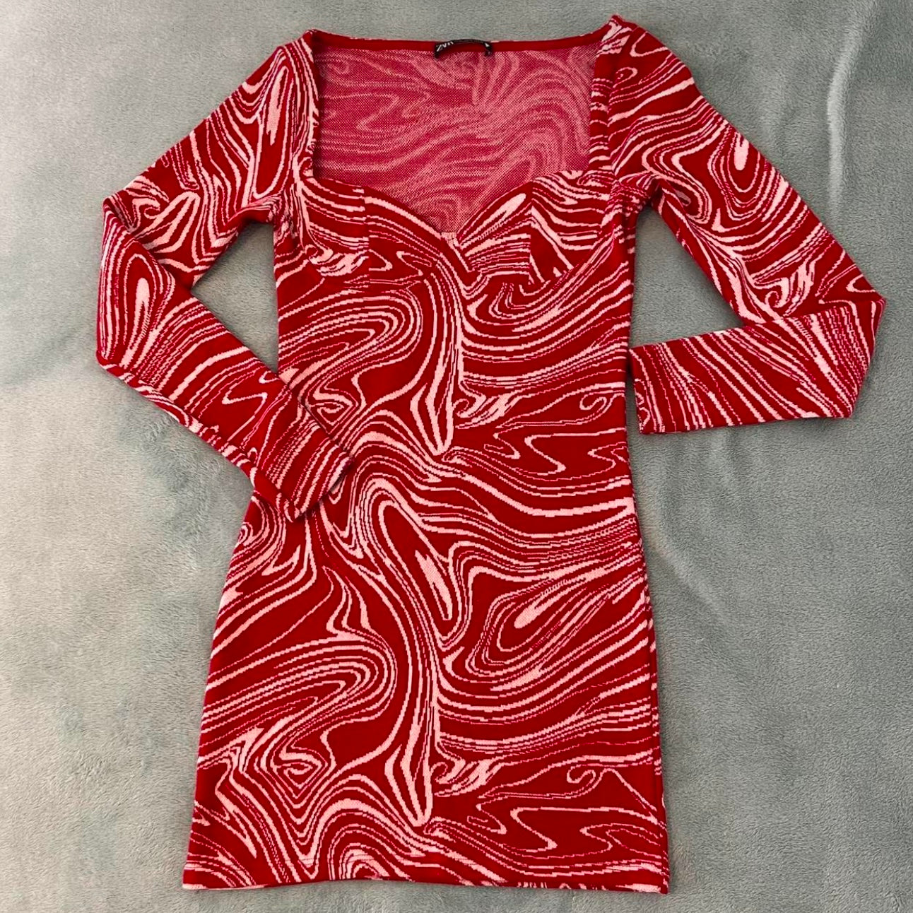Red midi Zara Dress