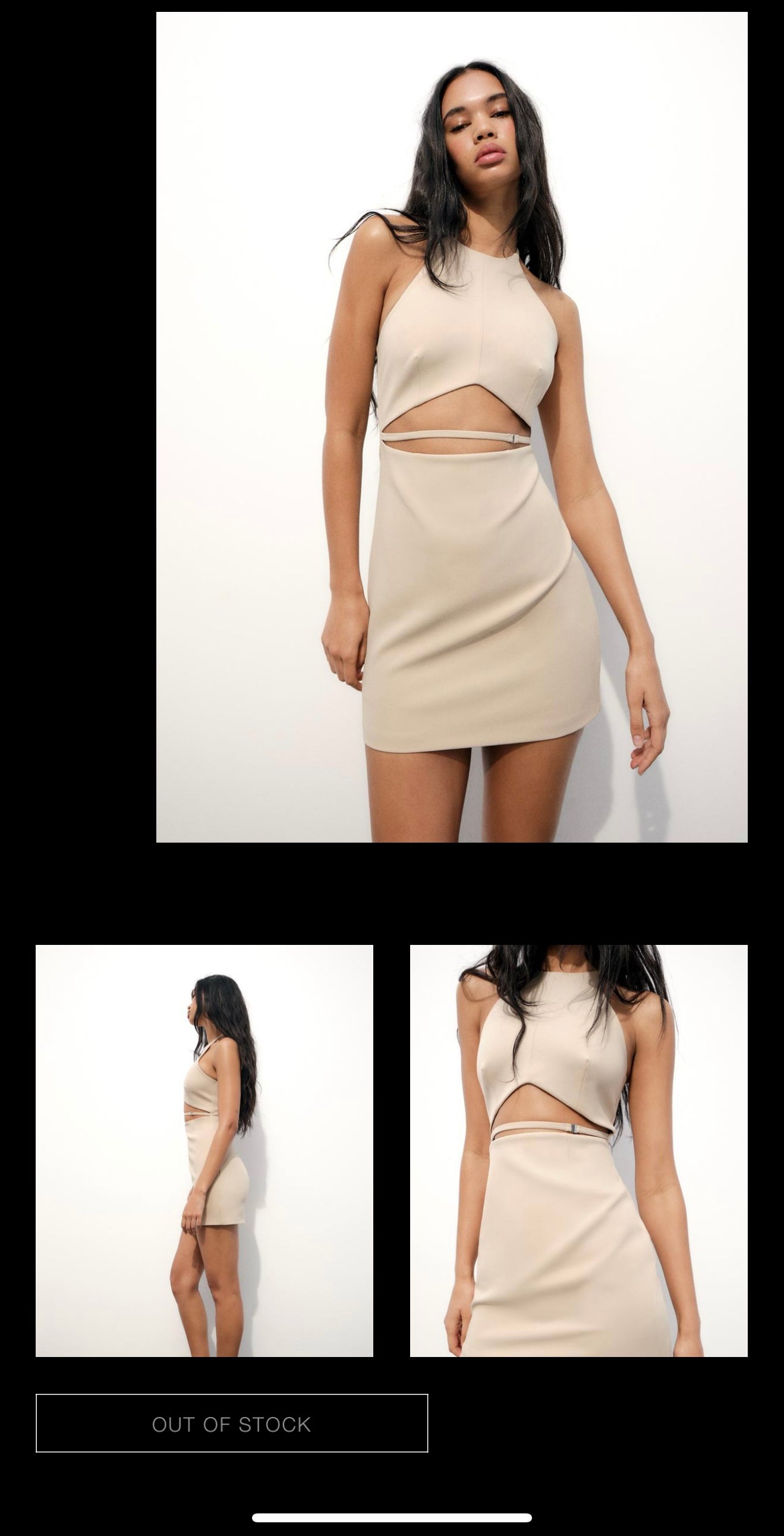 Zara Cut Out Mini Dress