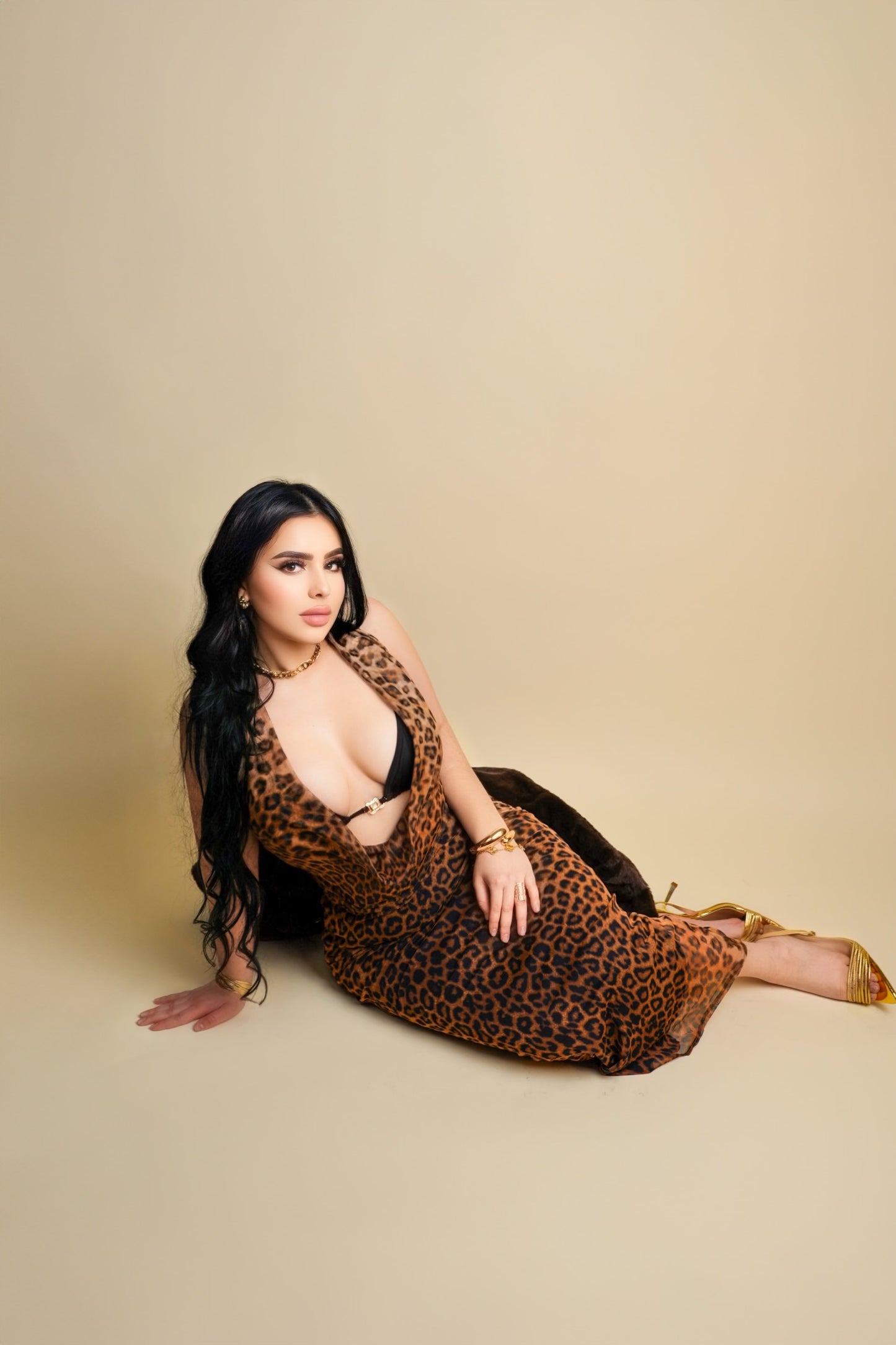 Zara PhotoShoot Cheetah Dress