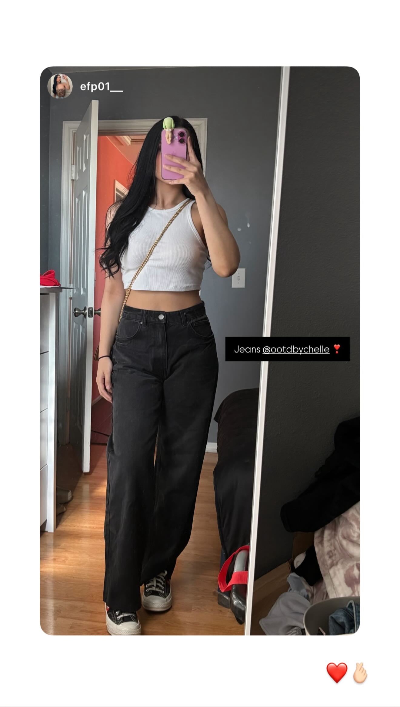 Black Pull & Bear Straight Leg High Rise Jeans