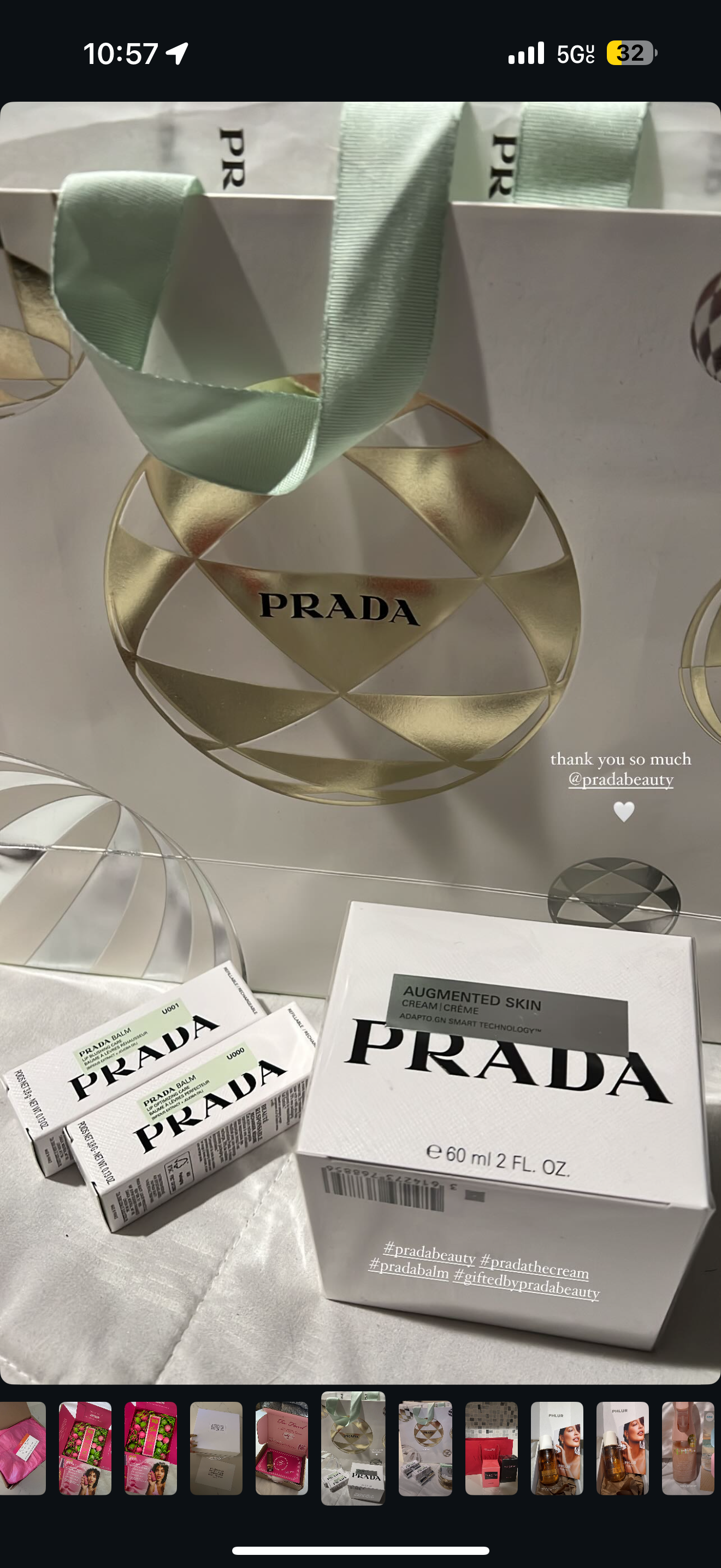 Prada Makeup/ Skin Care PR package