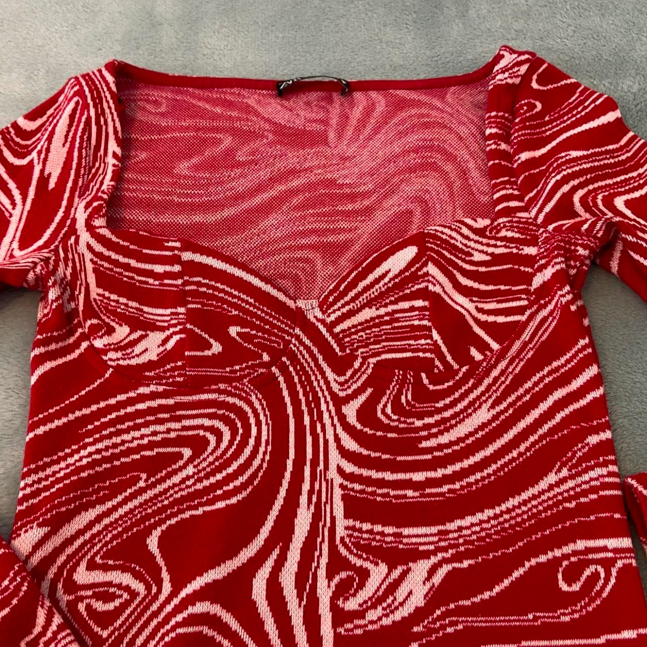 Red midi Zara Dress