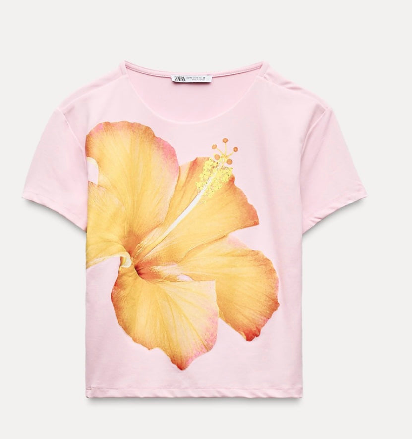 Floral Pink Zara Top