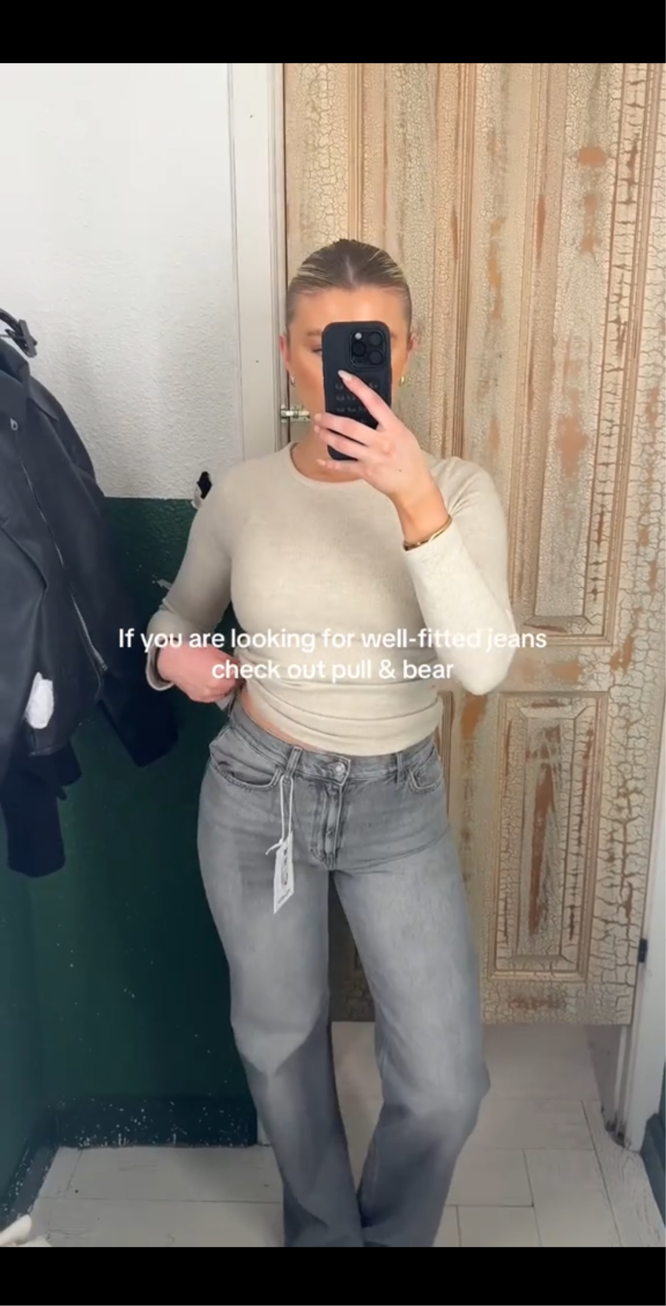 Pull & Bear Straight Leg High Rise