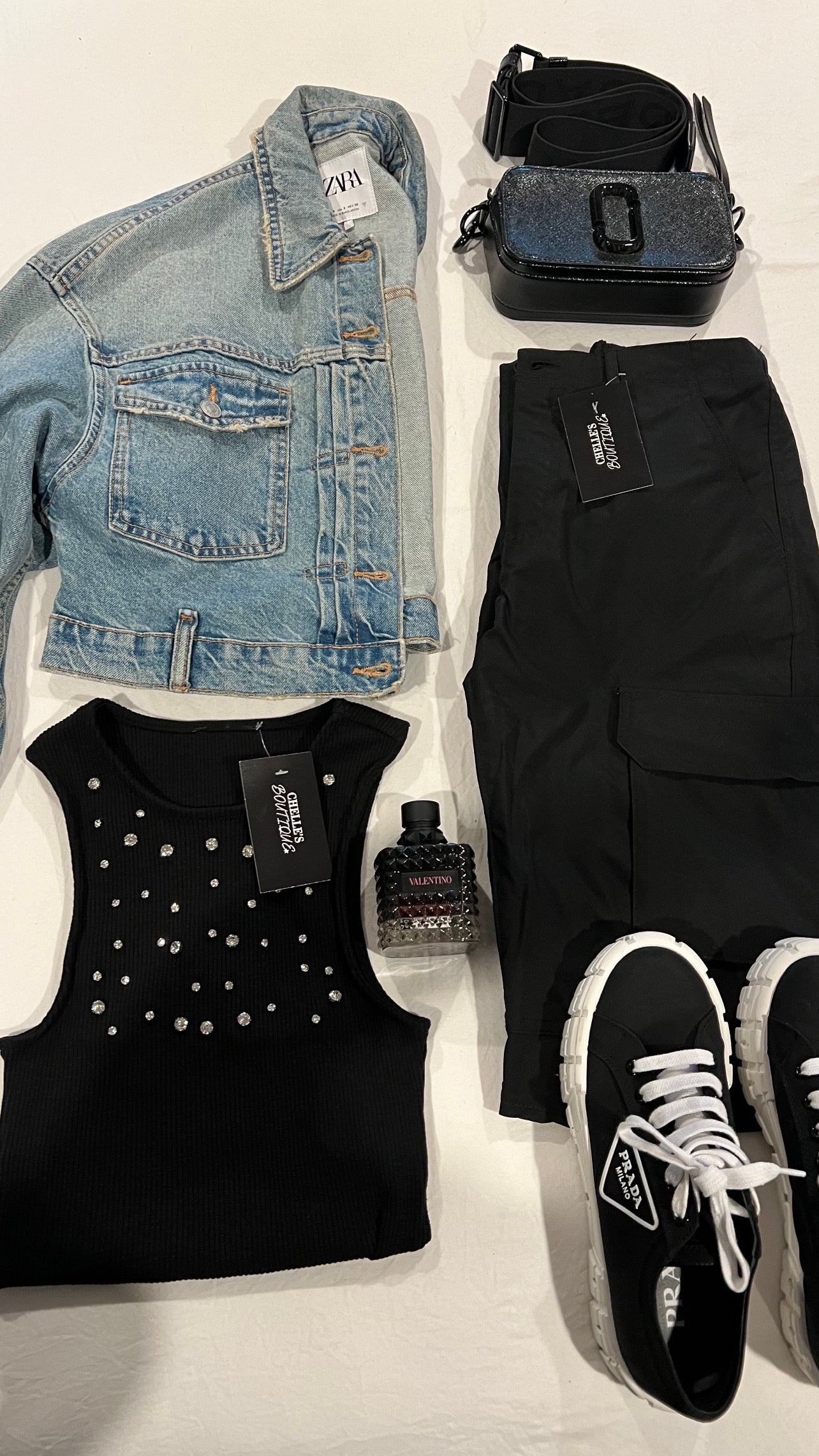 Rhinestone Bodysuit Tops