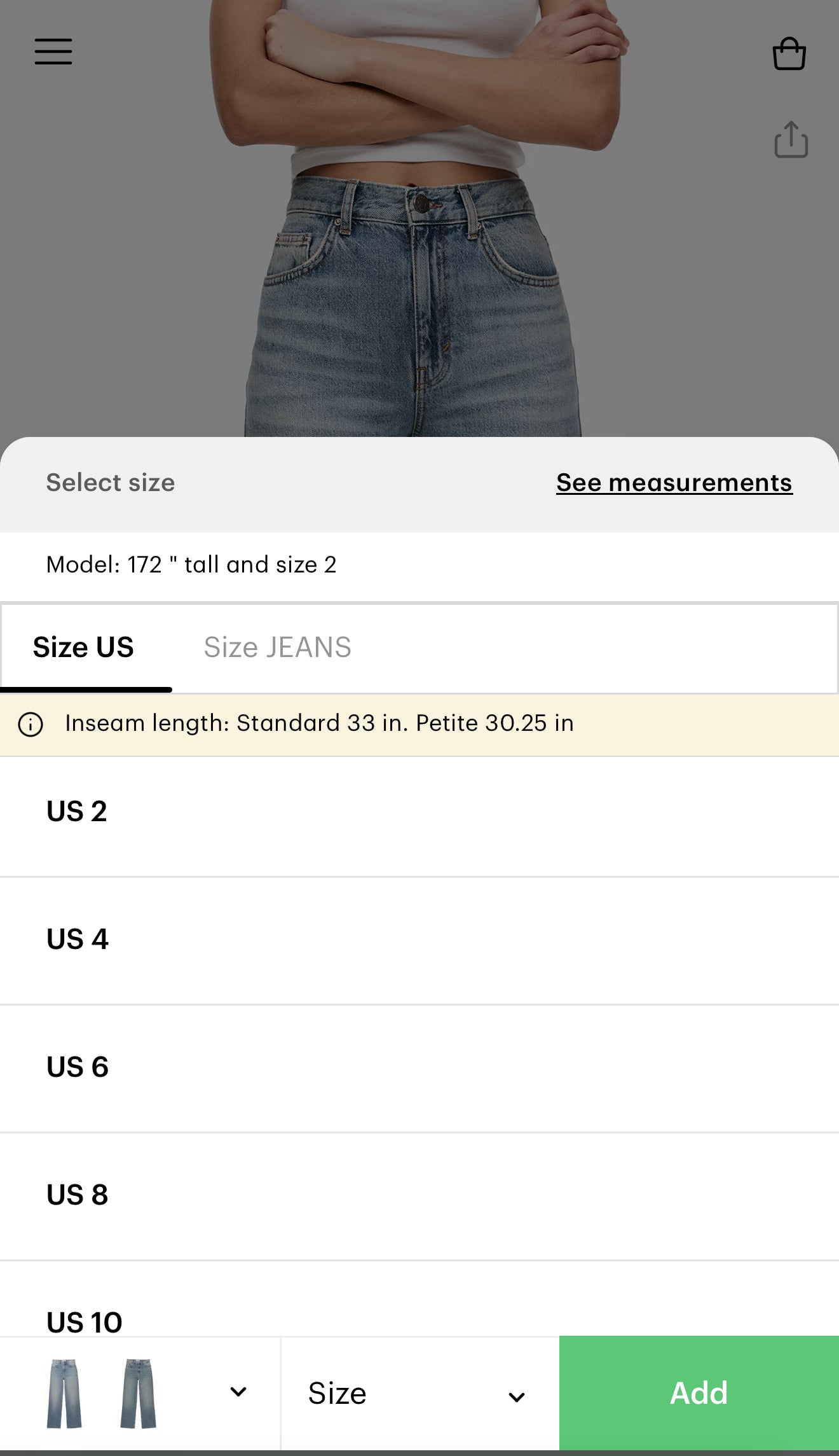 Pull and Bear Straigt High Rise Jeans