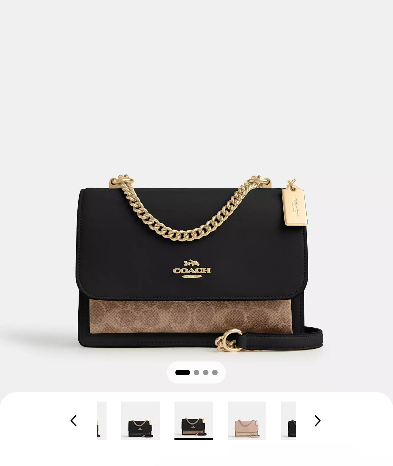 Brand New Coach Klare Crossbody Bag In Signature Canvas
