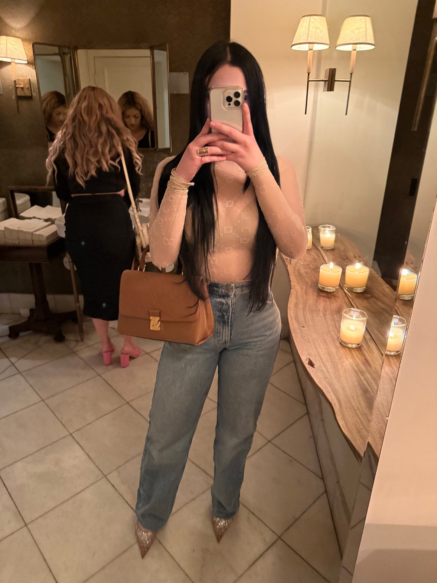 Pull and Bear Straigt High Rise Jeans