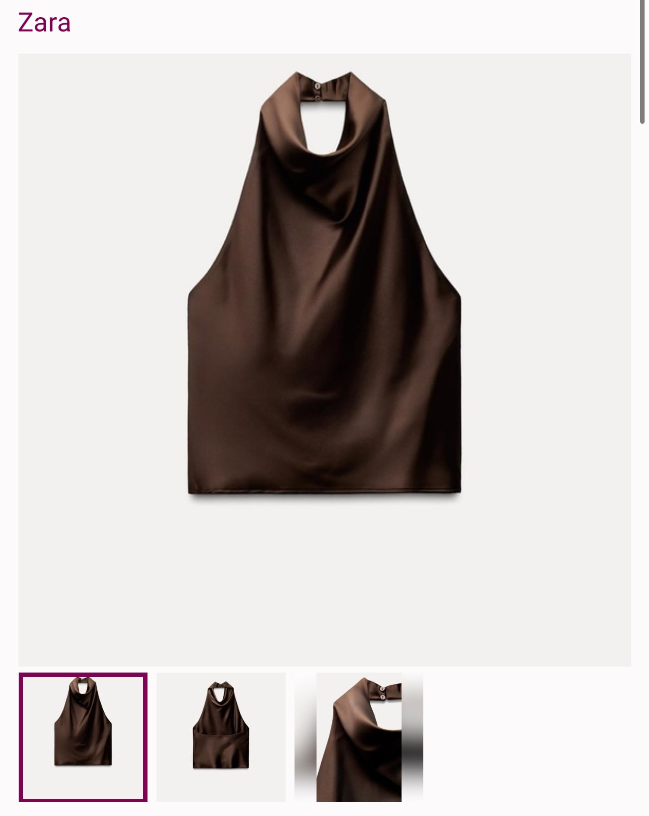 Zara Silk Top