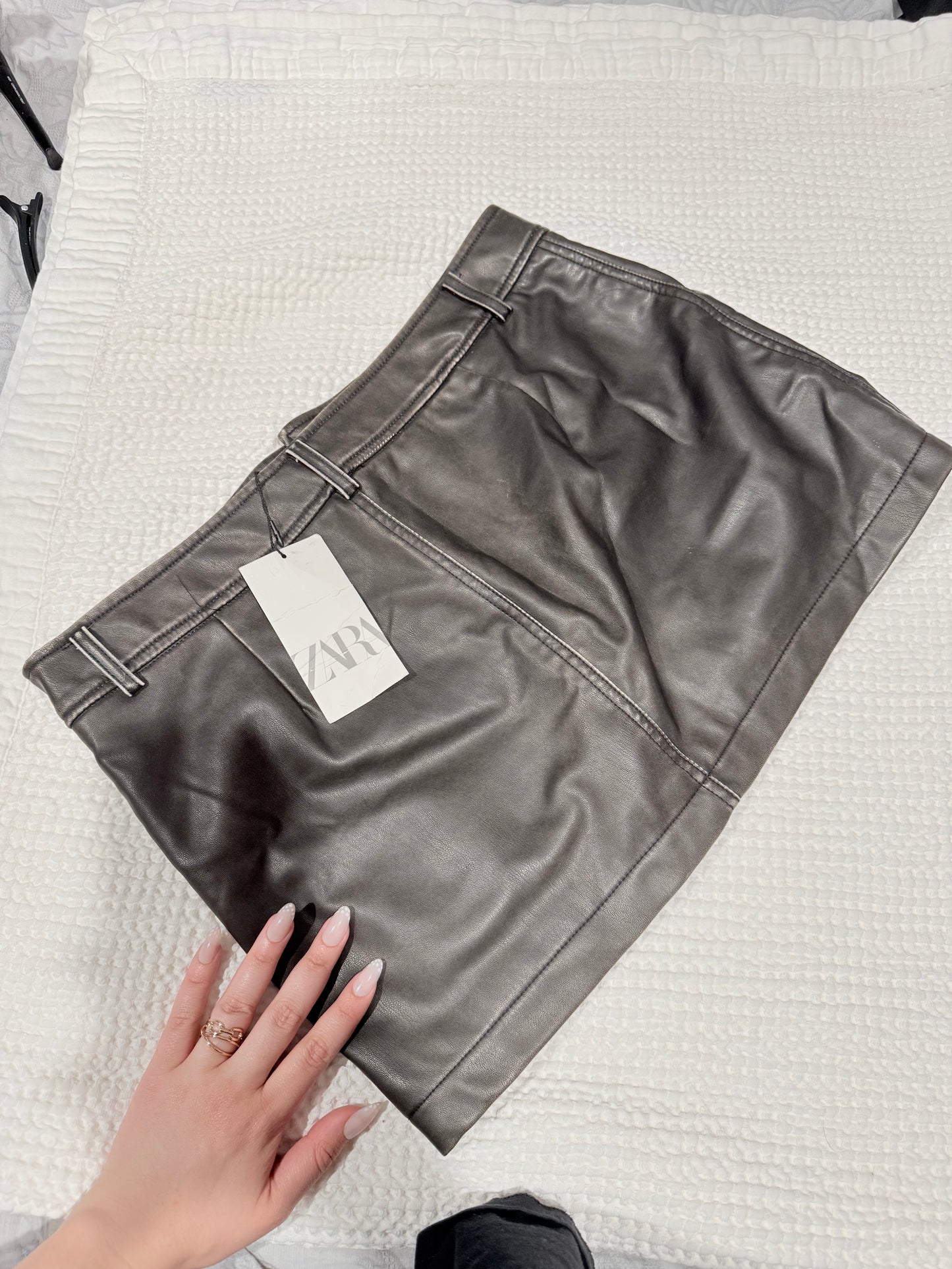 Zara Leather Skirt