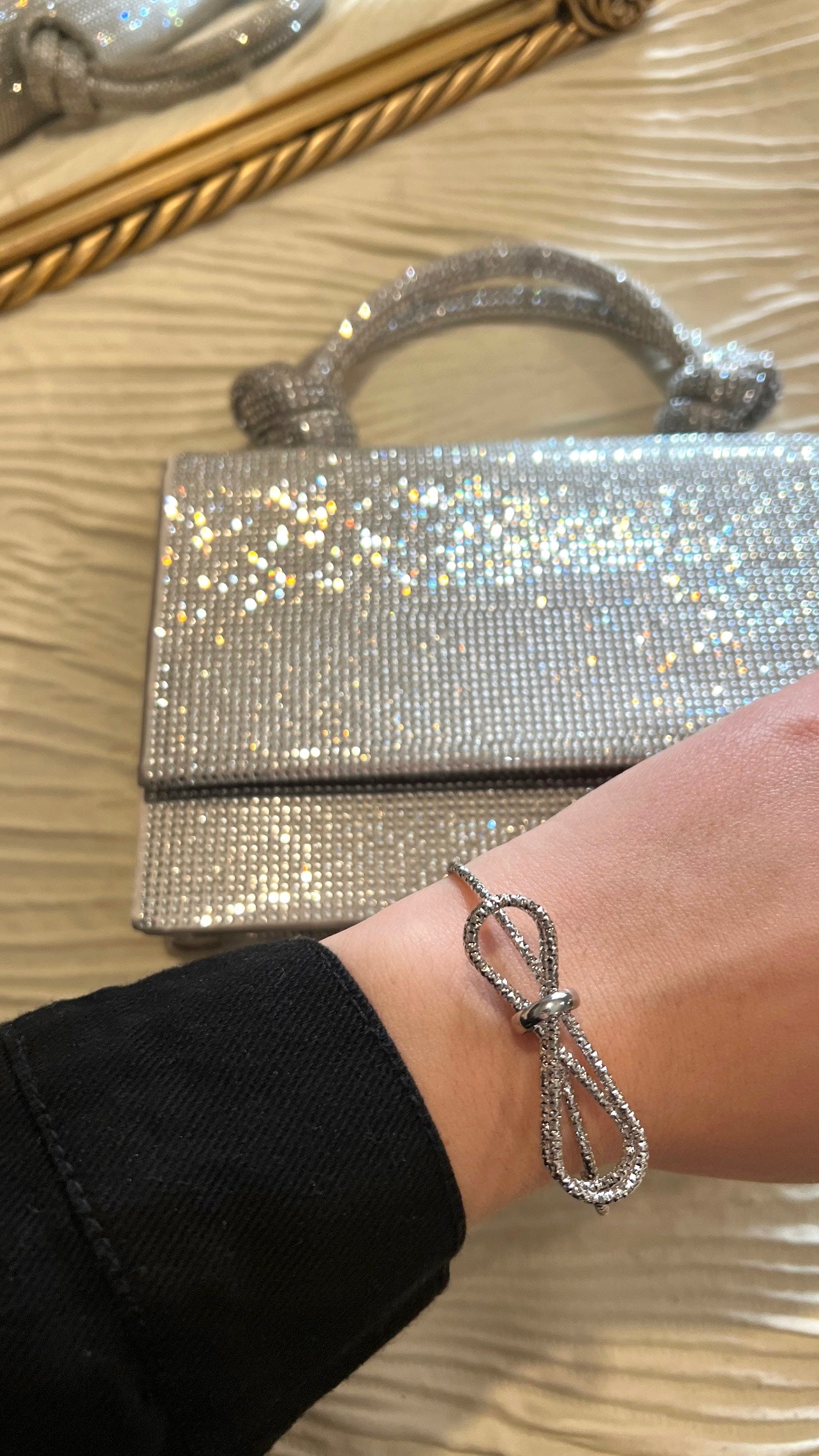 Silver Bow Bracelet