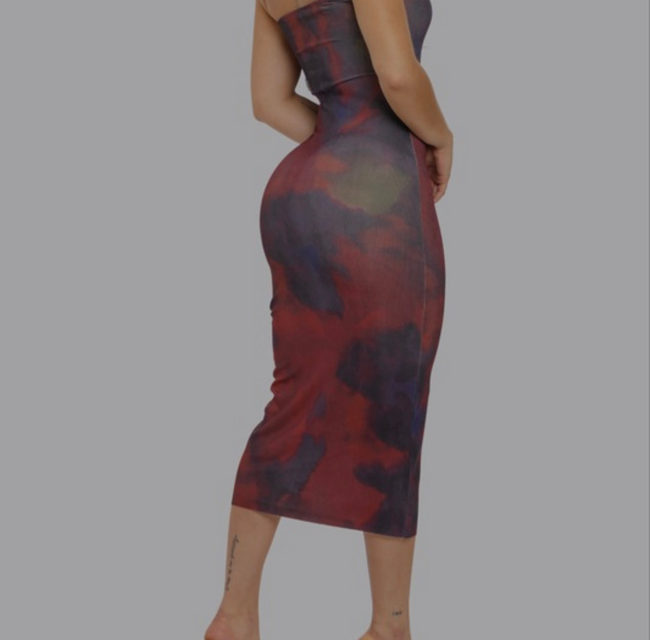 Tie-Dye Midi Dress