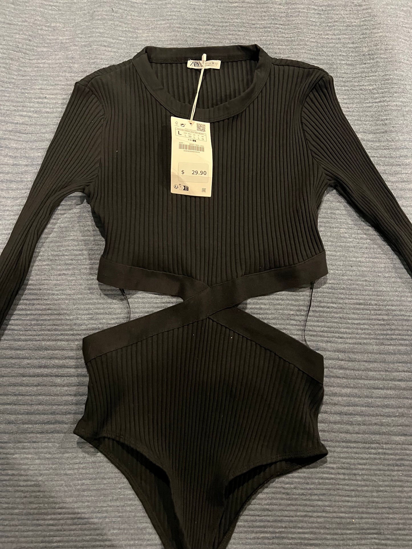 Black Zara Bodysuit