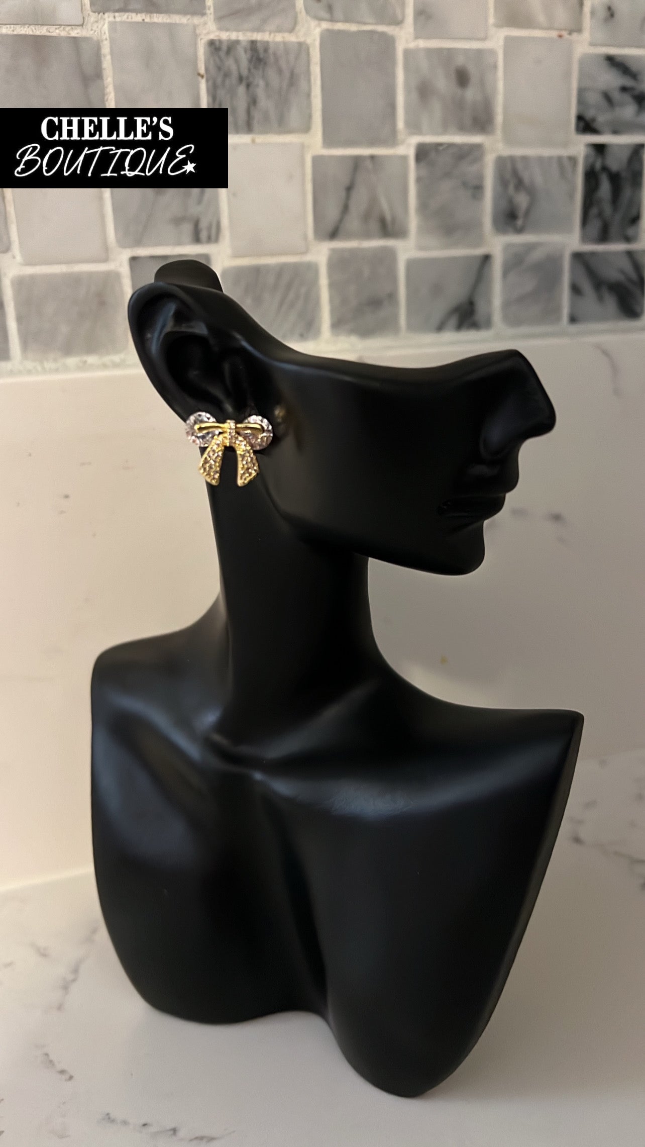 Gold Coquette Earings