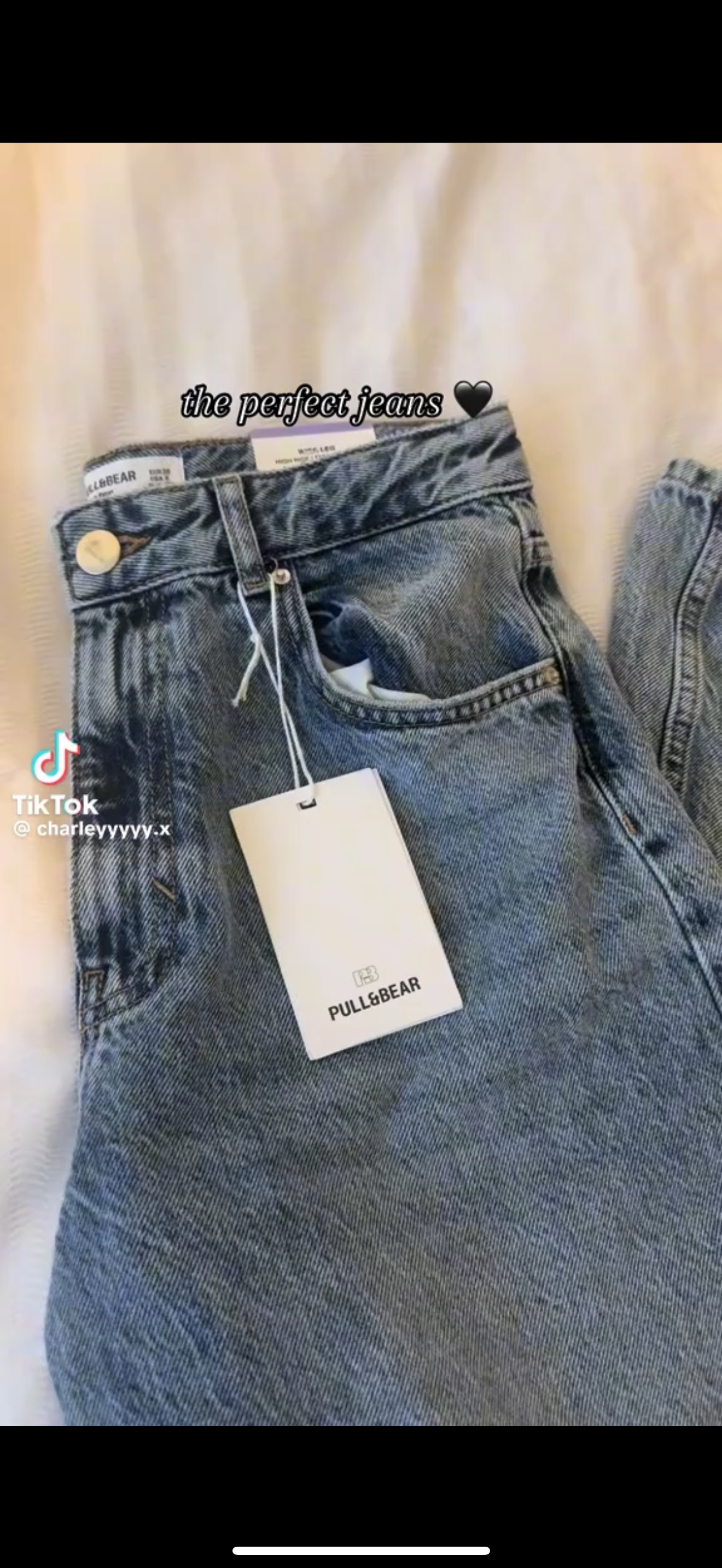 Pull and Bear Straigt High Rise Jeans