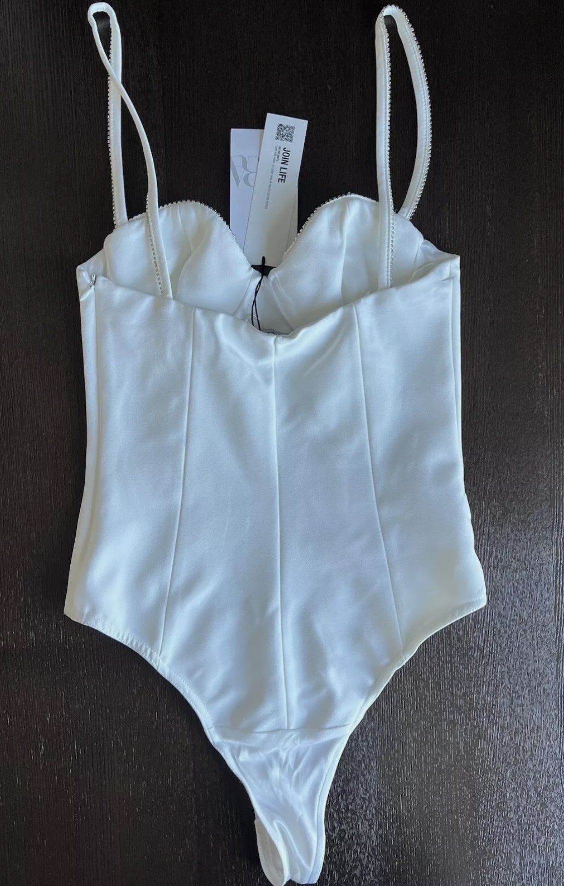 Zara Rhinestone Bodysuit