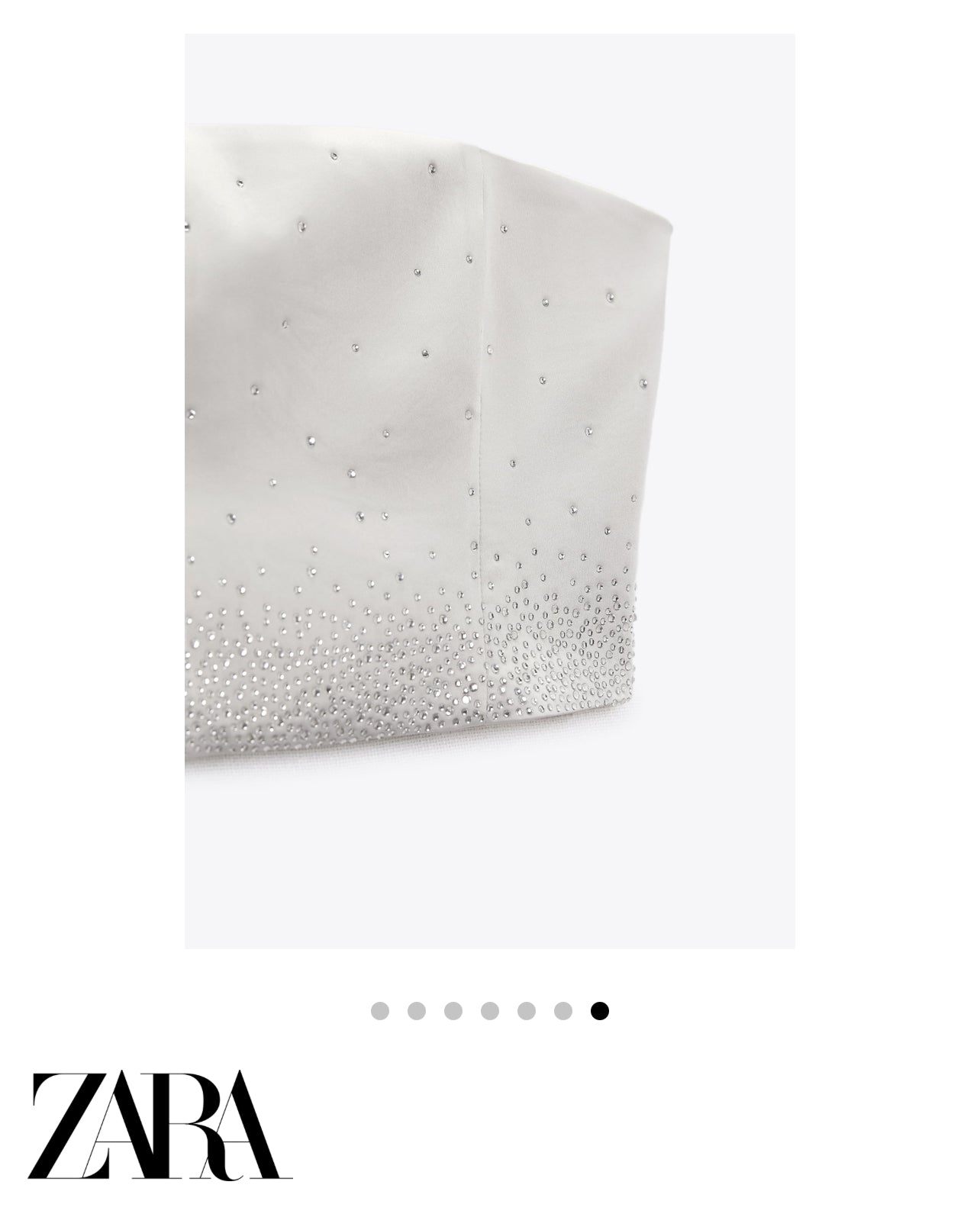 Zara Rhinestone Top