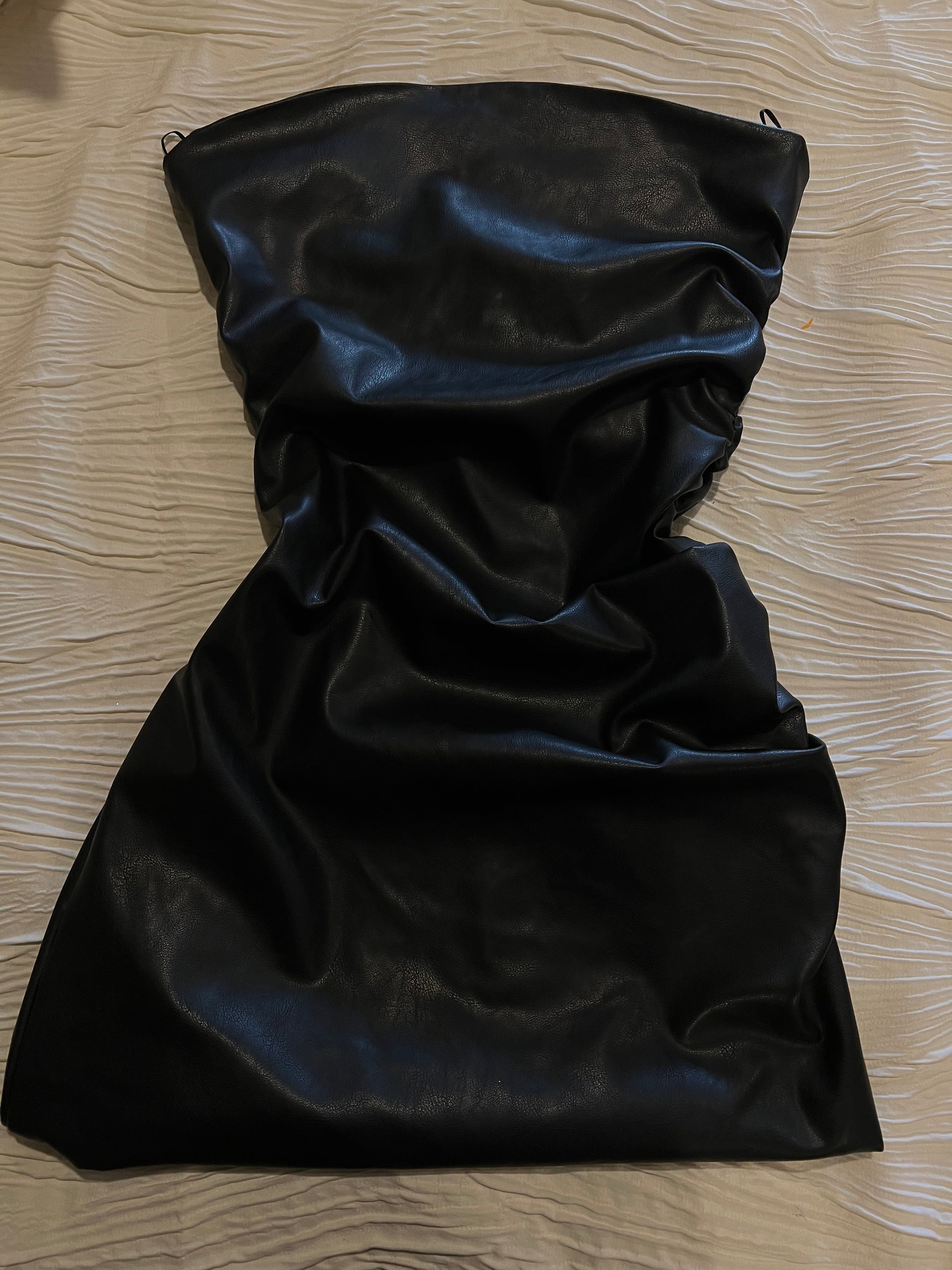 Zara Black Leather Dress Chelle's Boutique Zara Black Leather Dress Chelle's Boutique