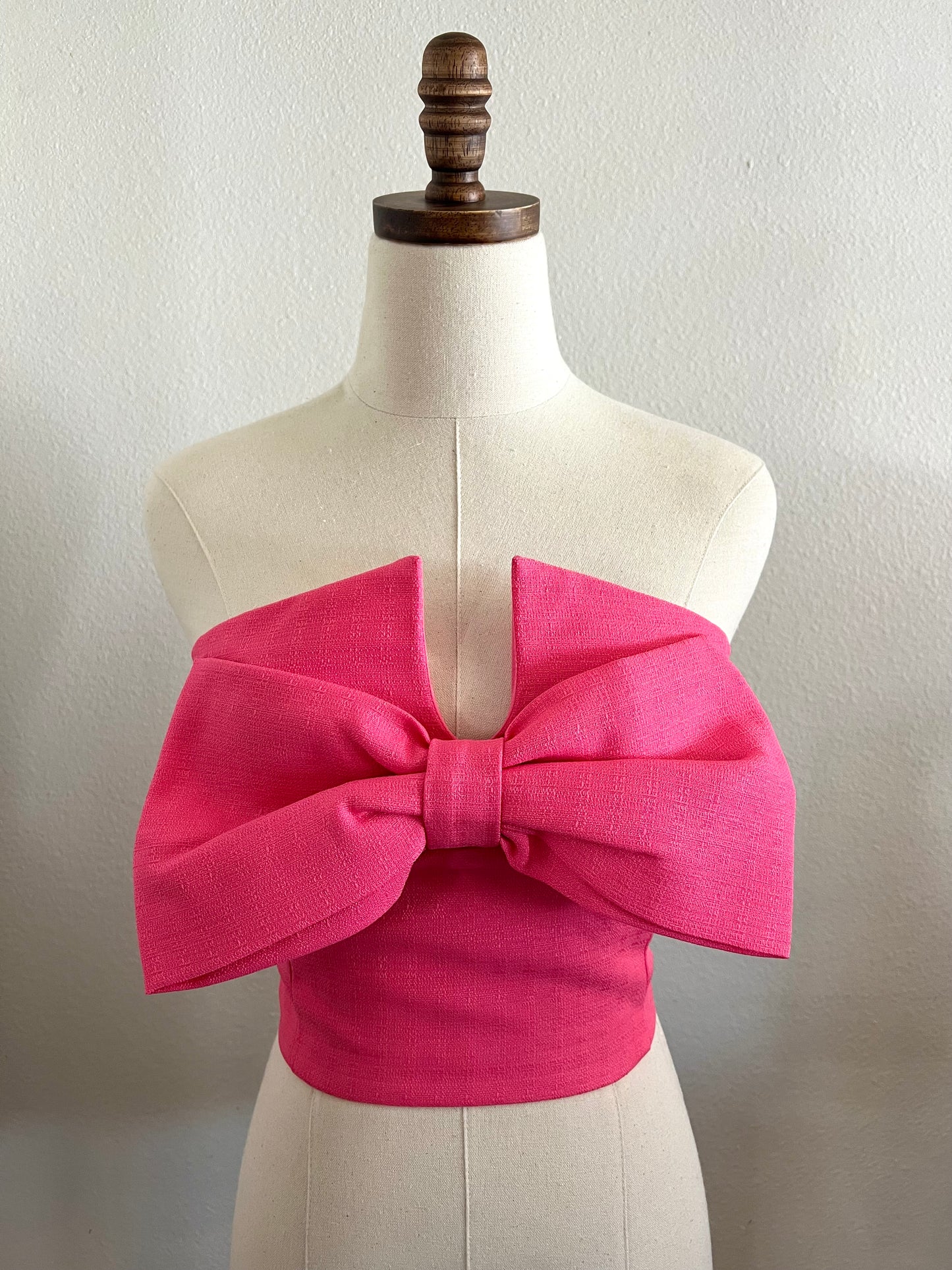 Pink Tube Bow Top