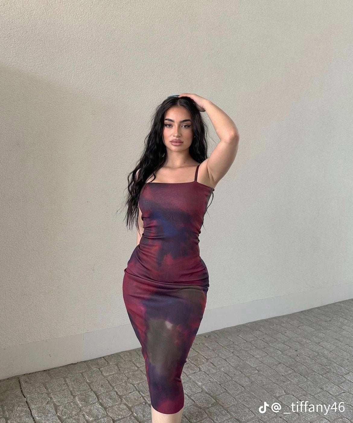 Tie-Dye Midi Dress