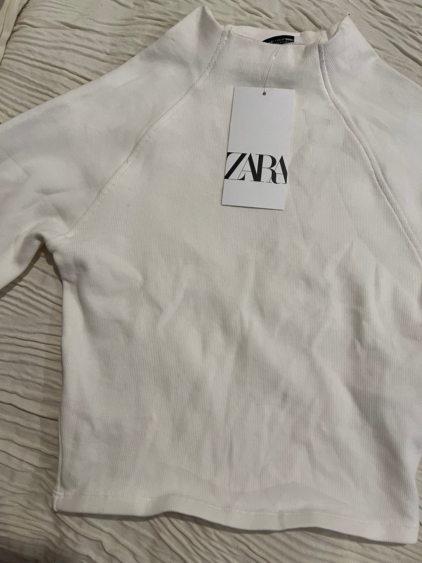 Zara White Long Sleeve