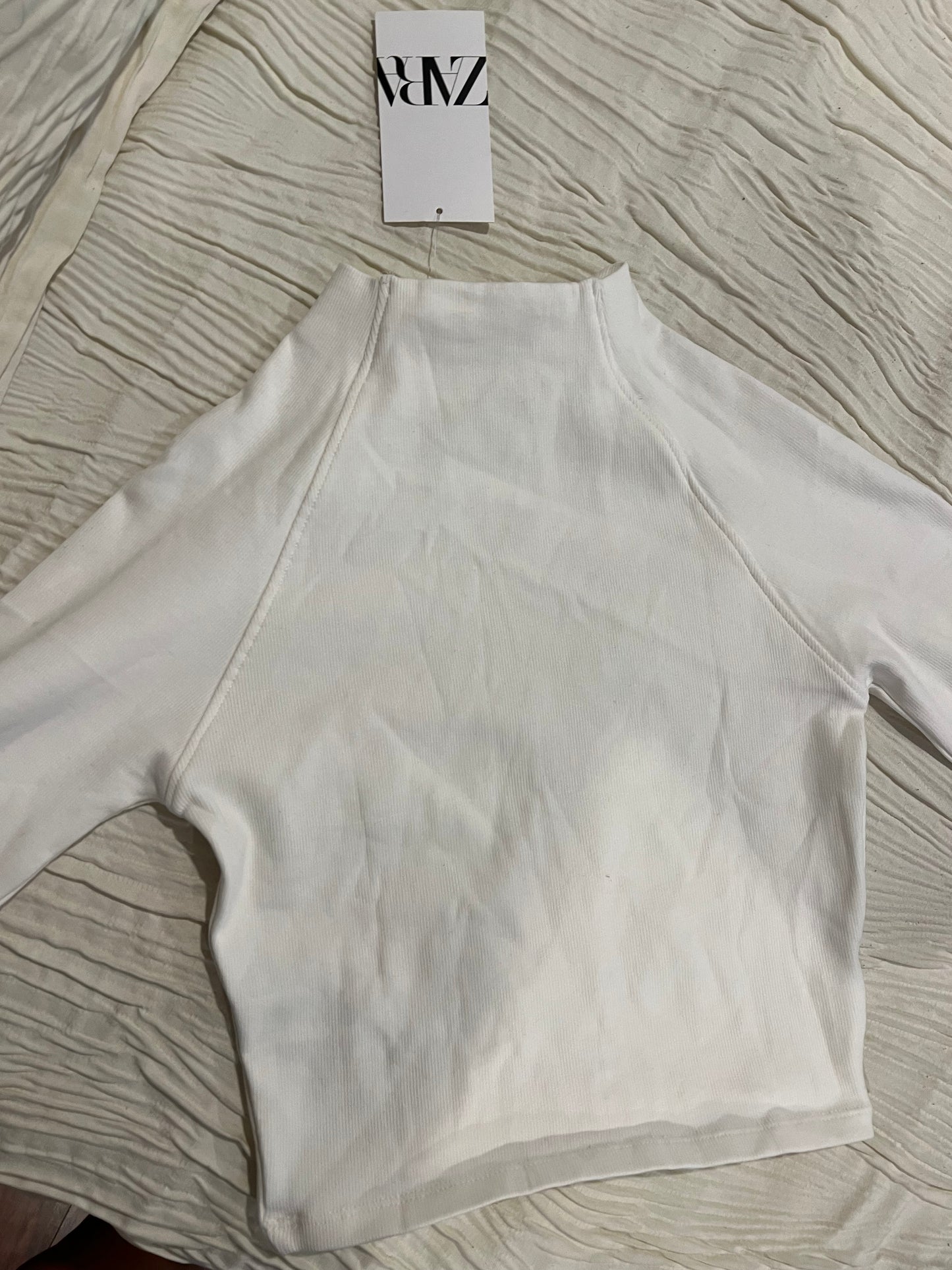 Zara White Long Sleeve