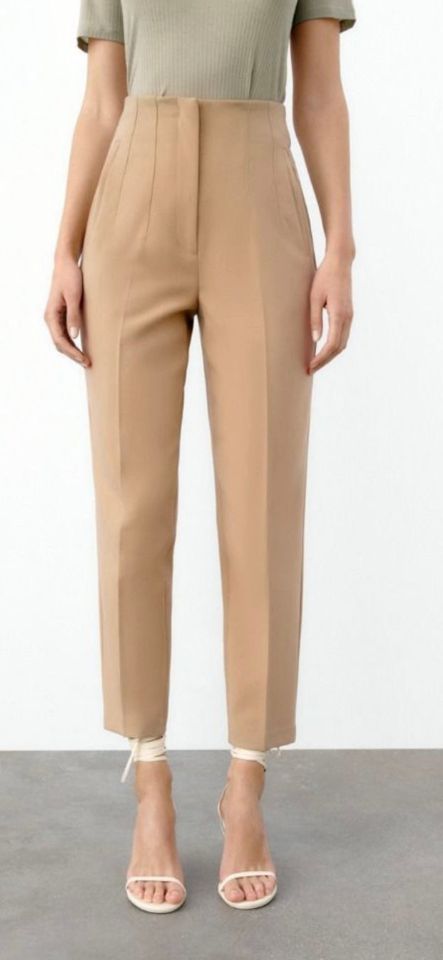 Zara Light Brown Dressing Pants