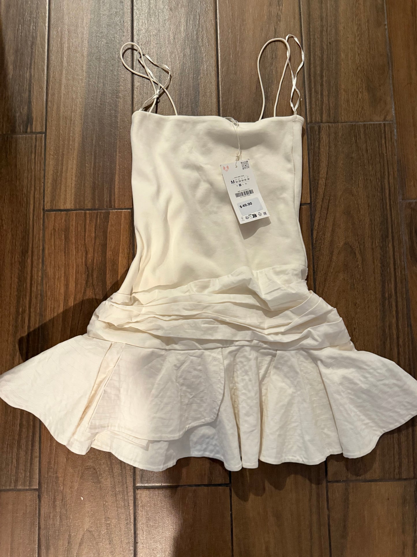 Zara White Dress