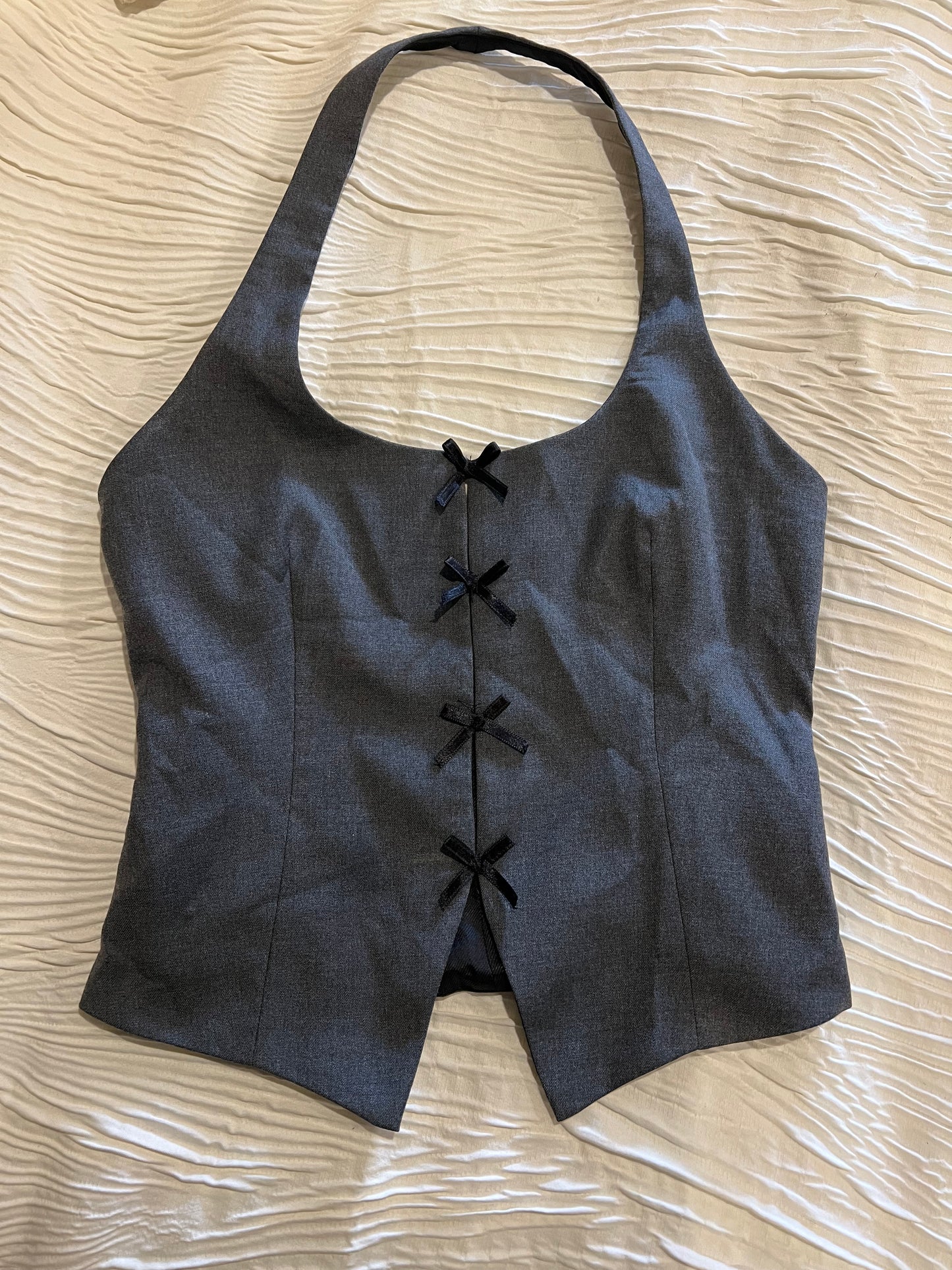 Zara Bow Halter Top