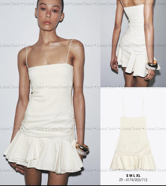 Zara White Dress