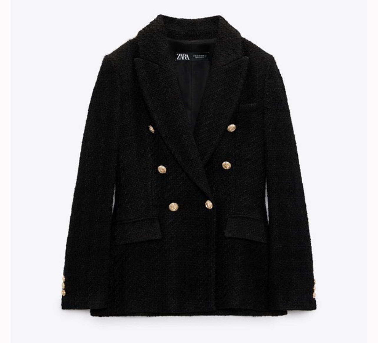 Zara Black Knit Blazer