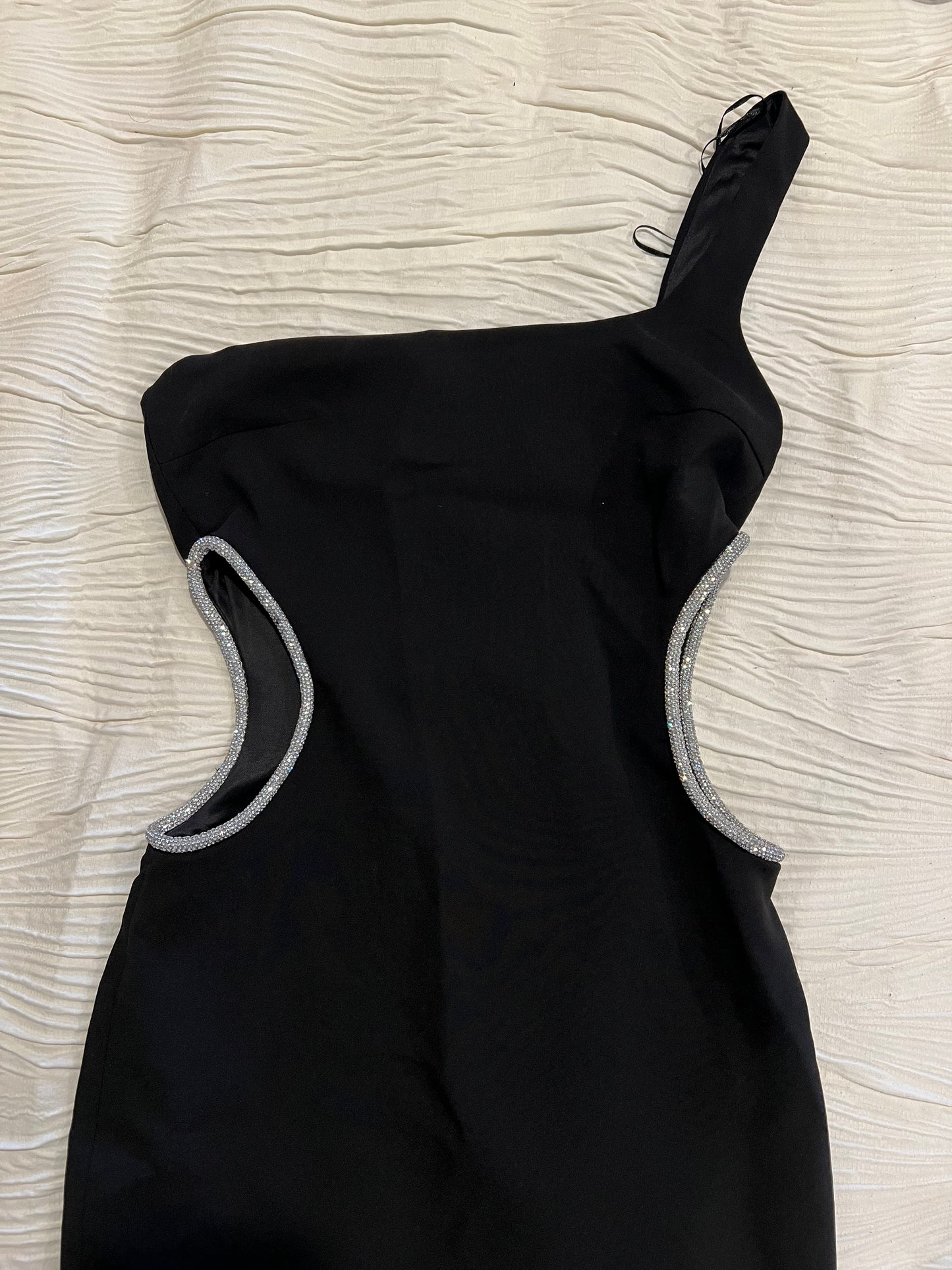 Zara Black Rhinestone Dress