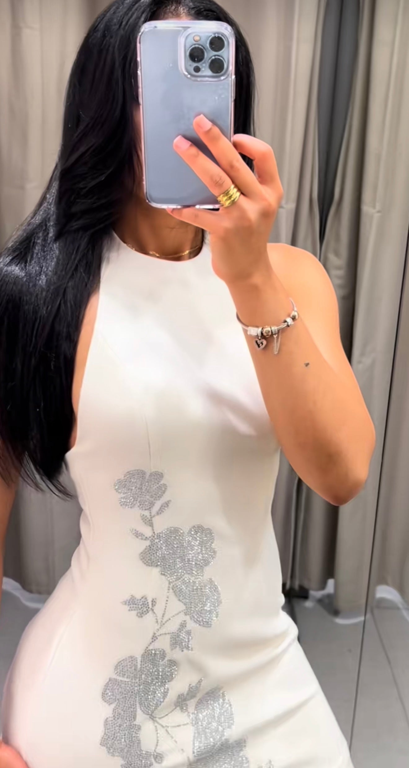 Zara Rhinestone Dress