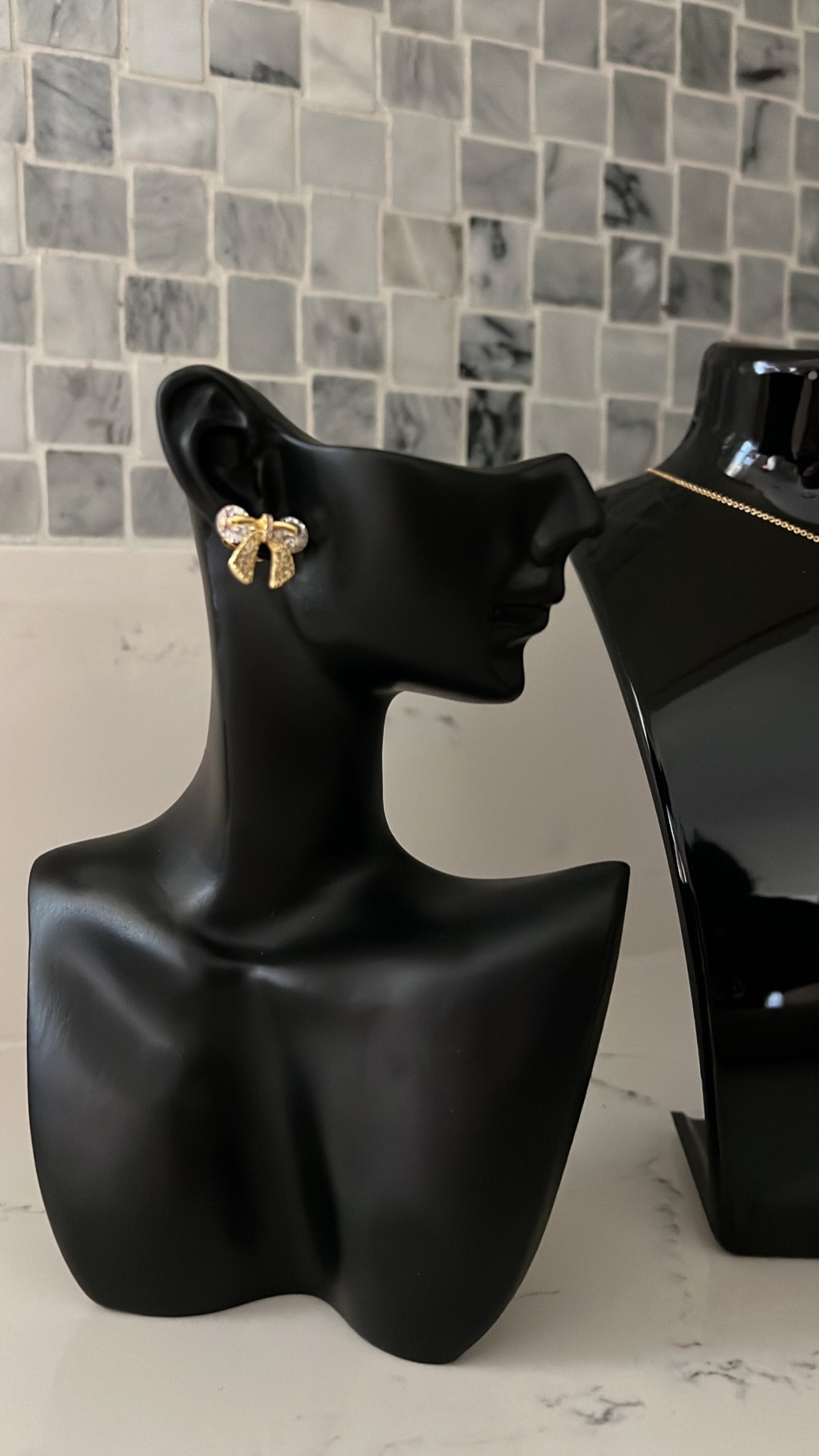 Gold Coquette Earings