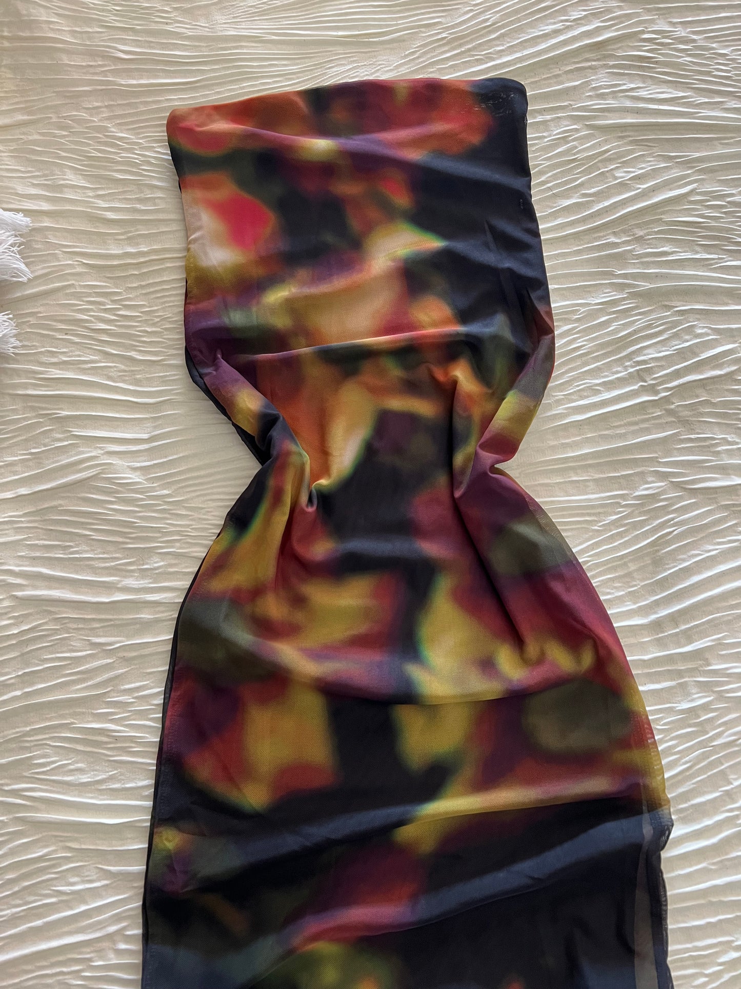 Zara Mesh Tie Dye Dress