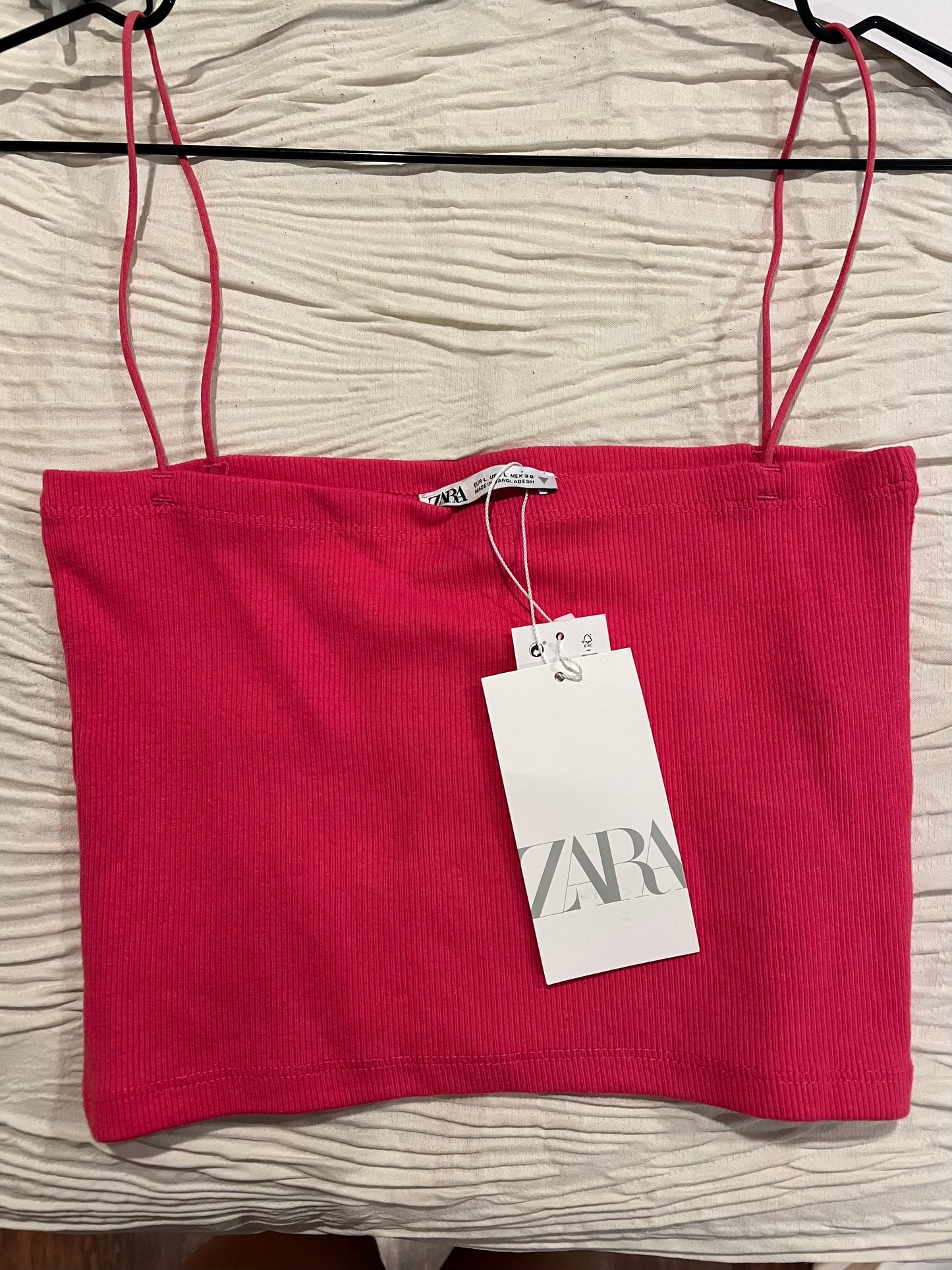 Zara Pink Spaghetti Top