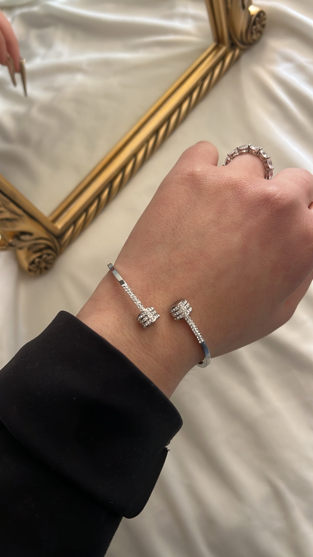 Glam Silver Bracelet