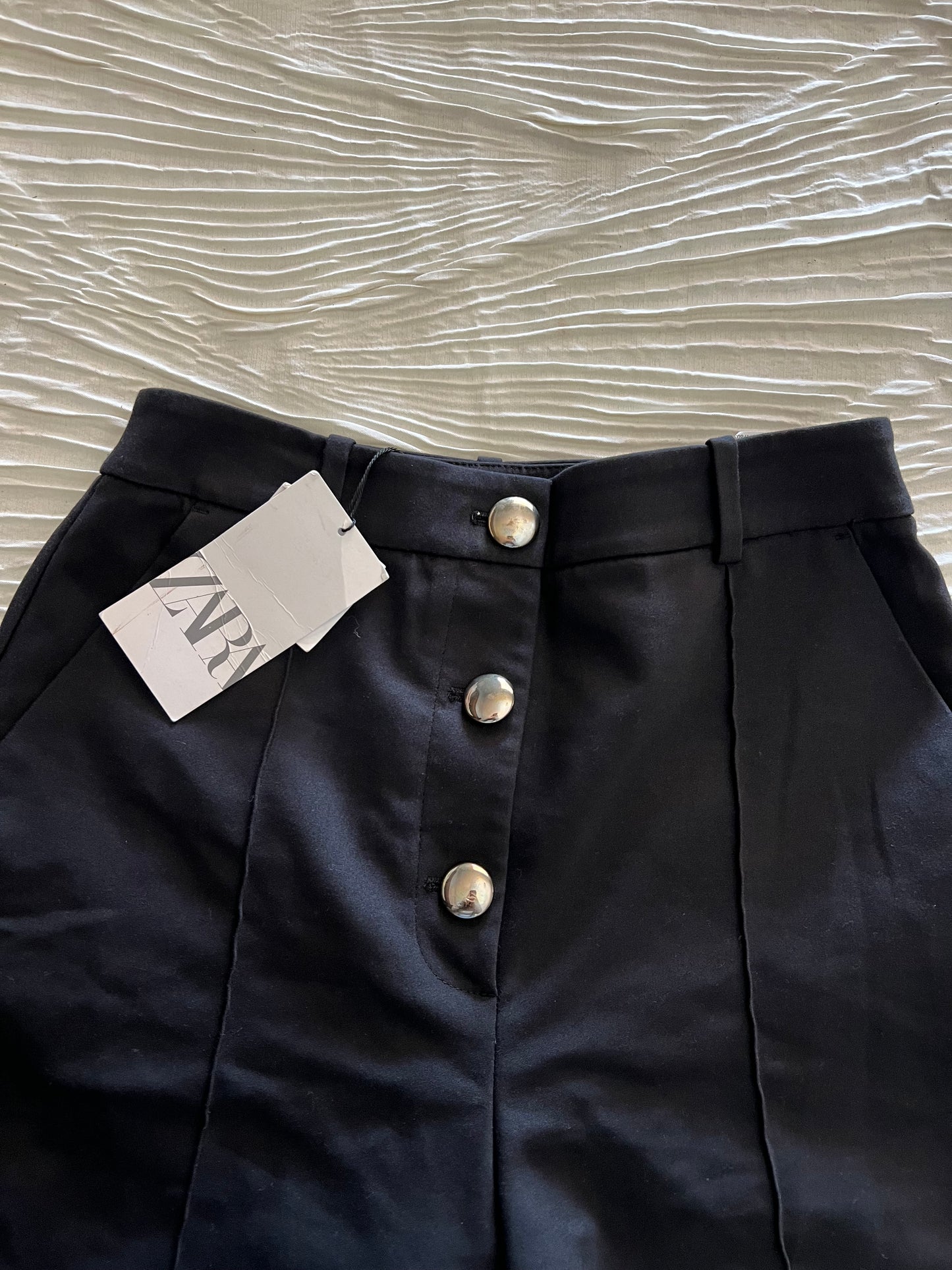 Zara Black High Wasted Shorts