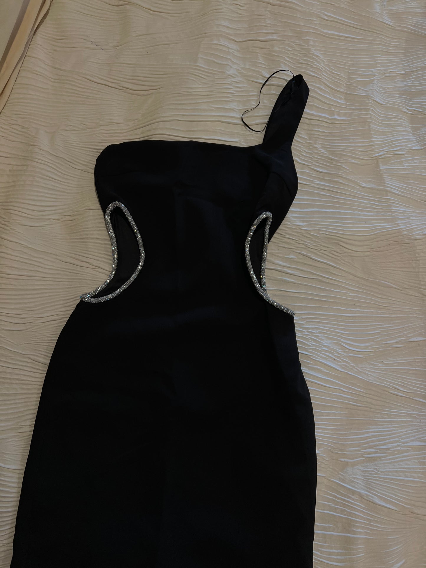 Zara Black Rhinestone Dress