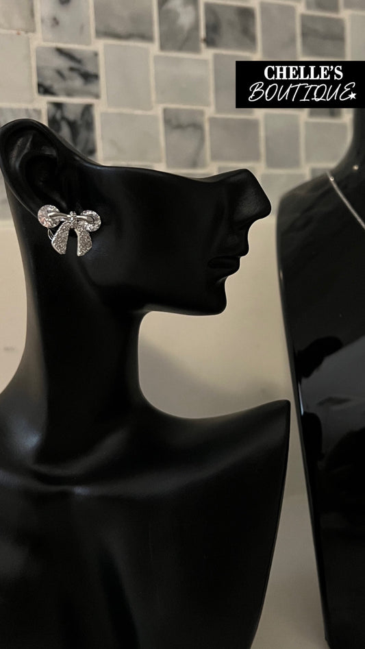 Silver Coquette Earrings