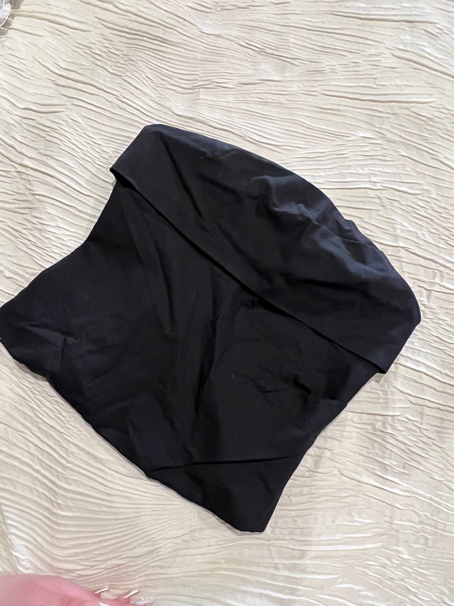 Zara Black Rouched Top