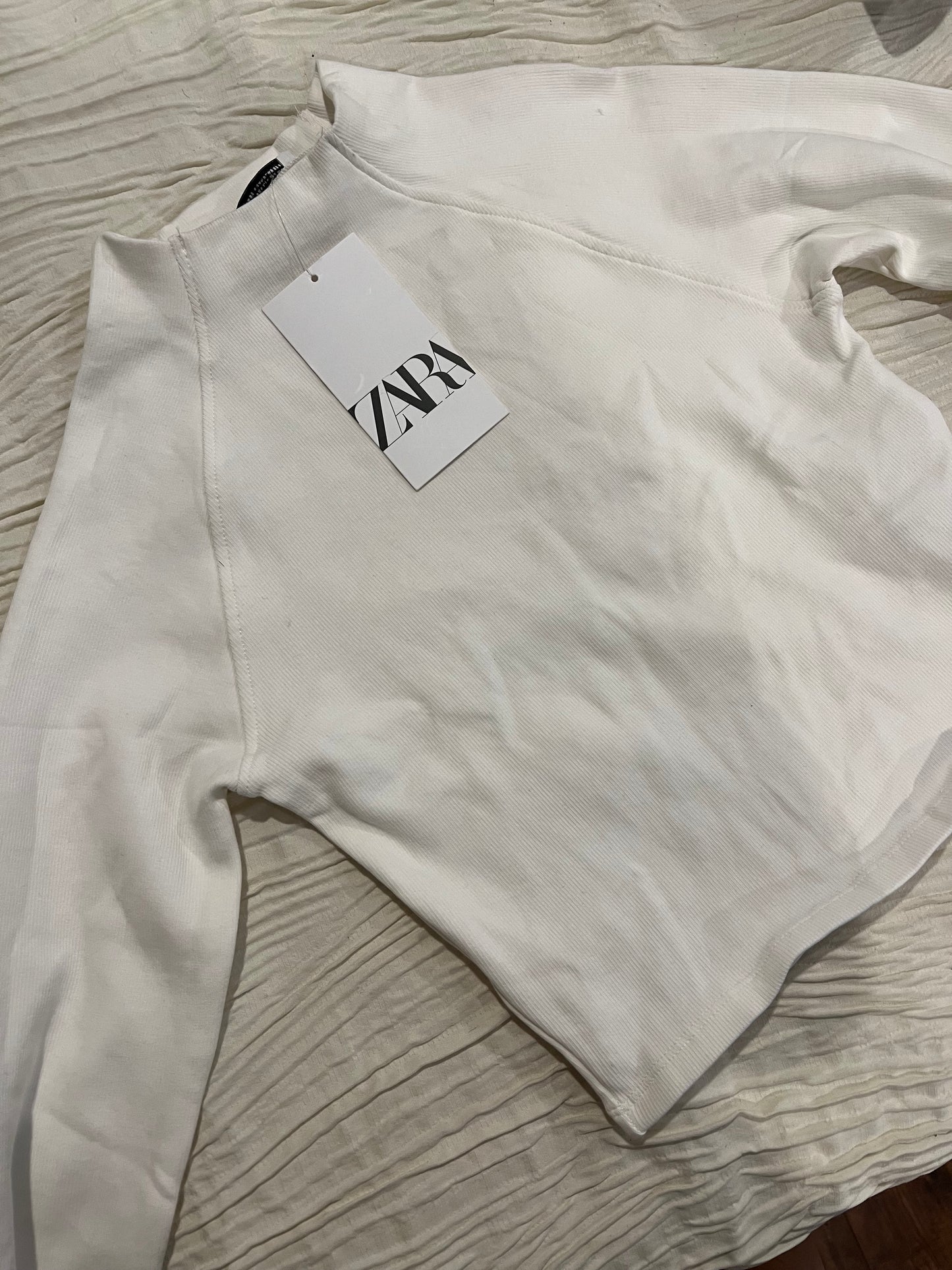 Zara White Long Sleeve