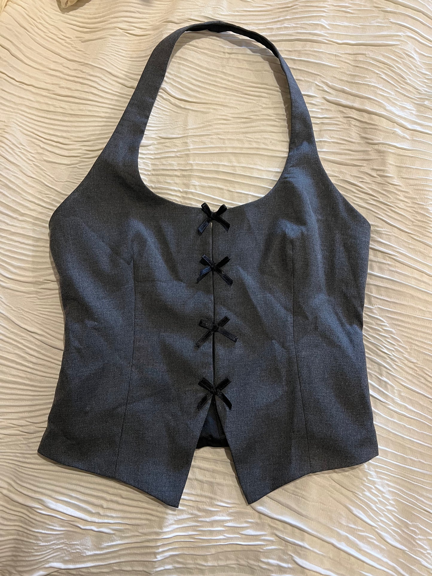 Zara Bow Halter Top