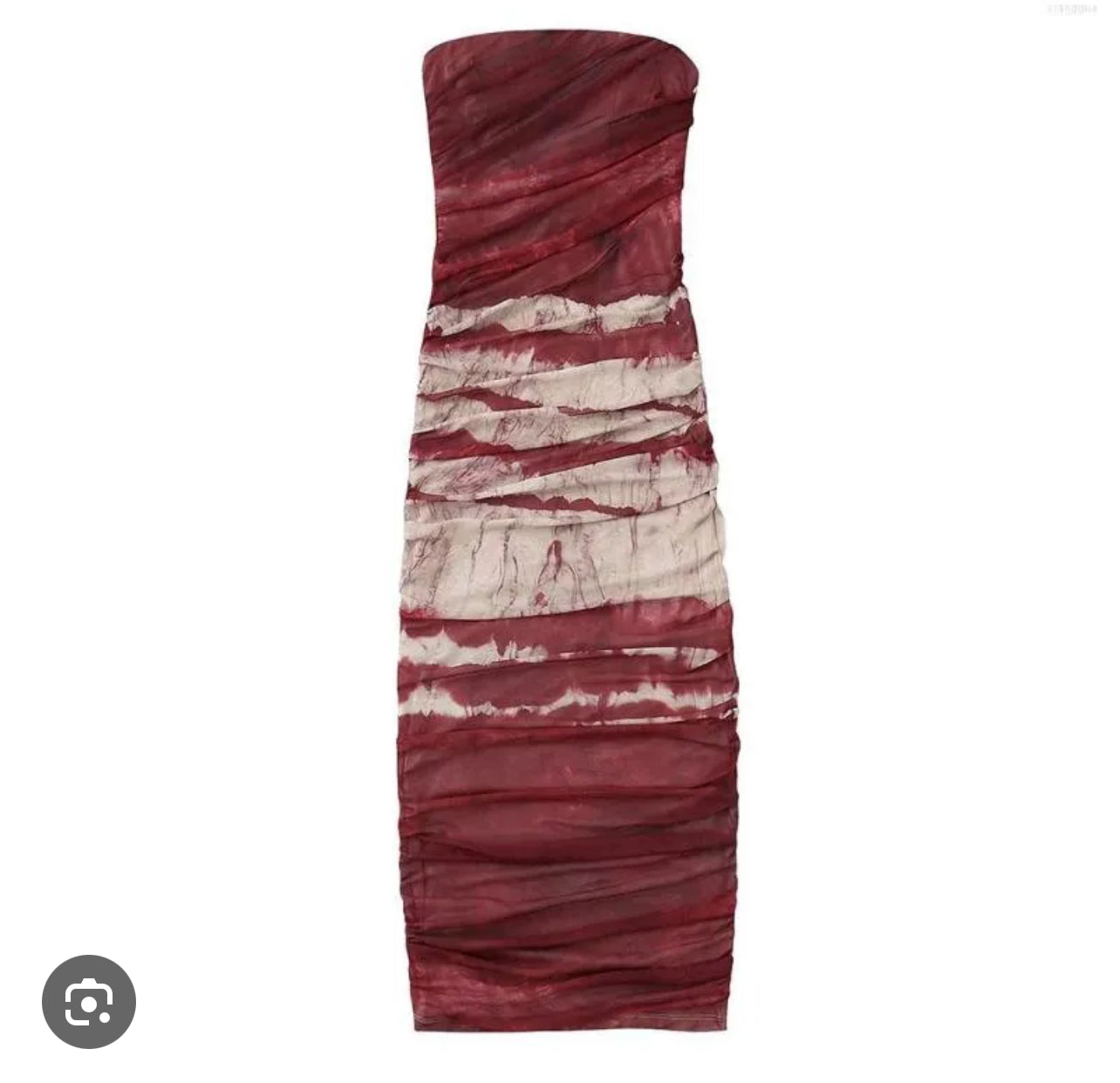 Zara Red Mesh Dress