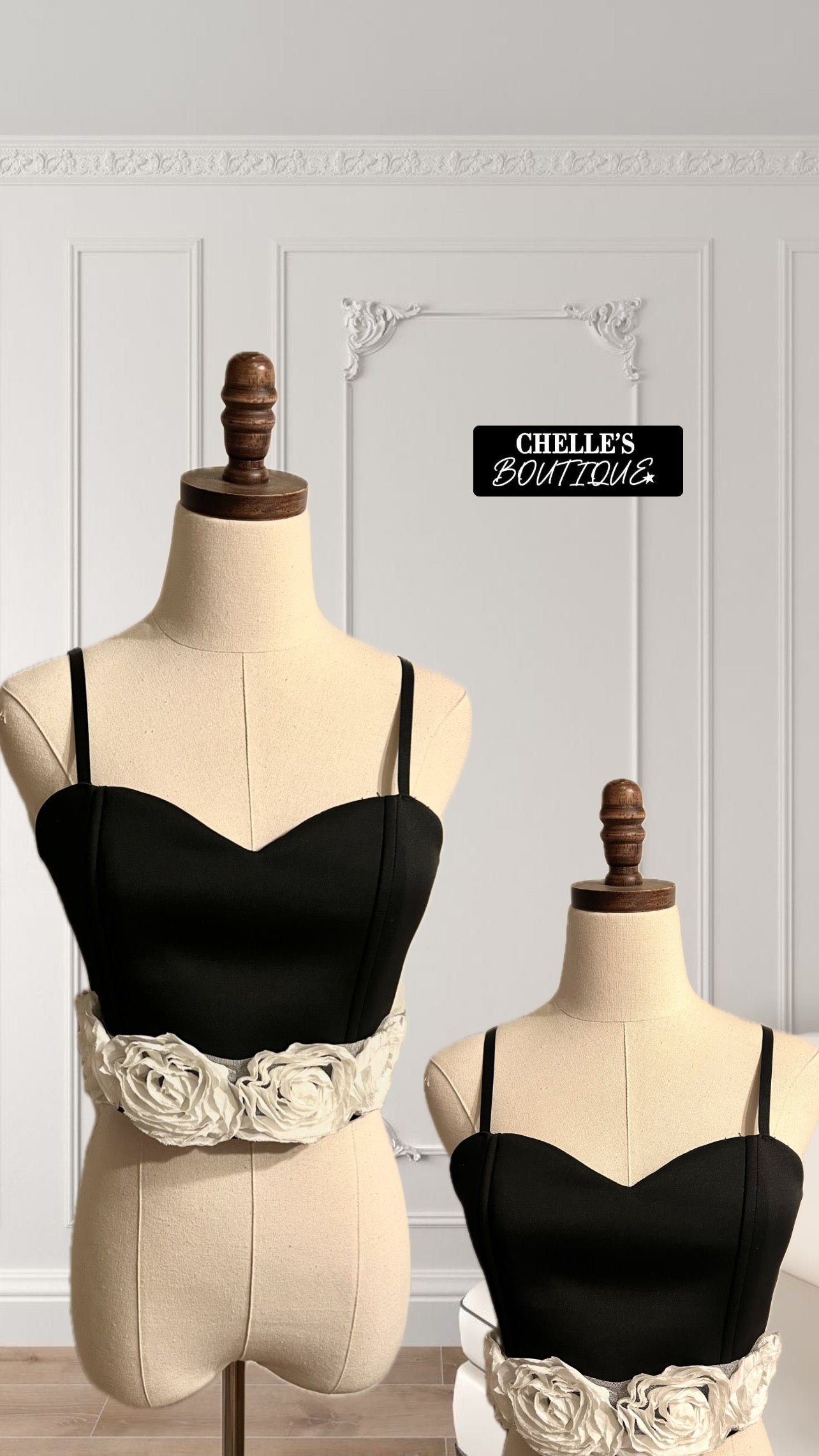 Flower Bustier Top