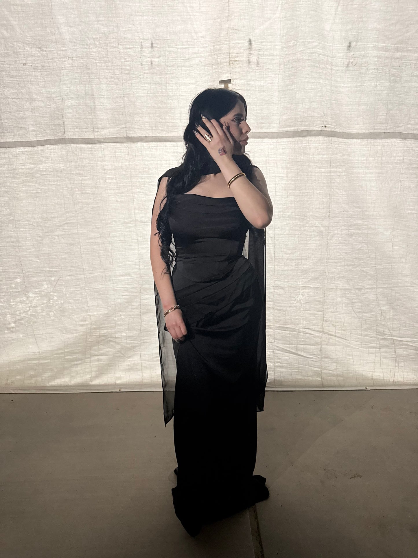 Azazie Black dress