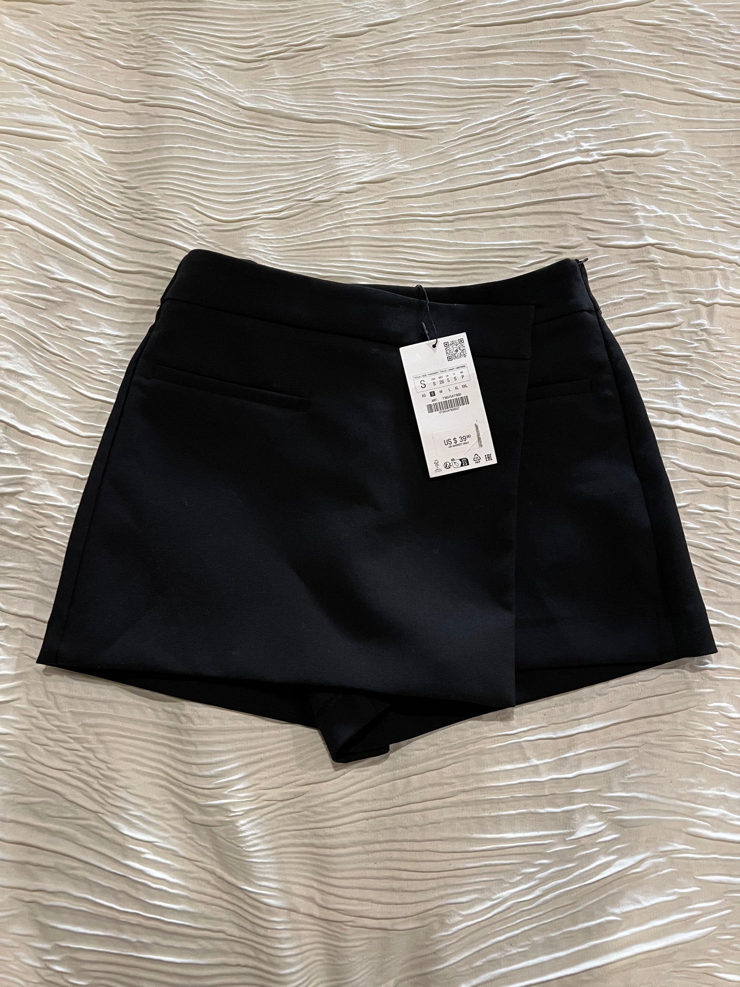 Zara Black Skort